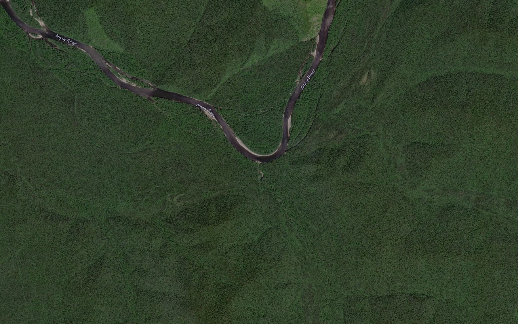 Satellite map of the Mani