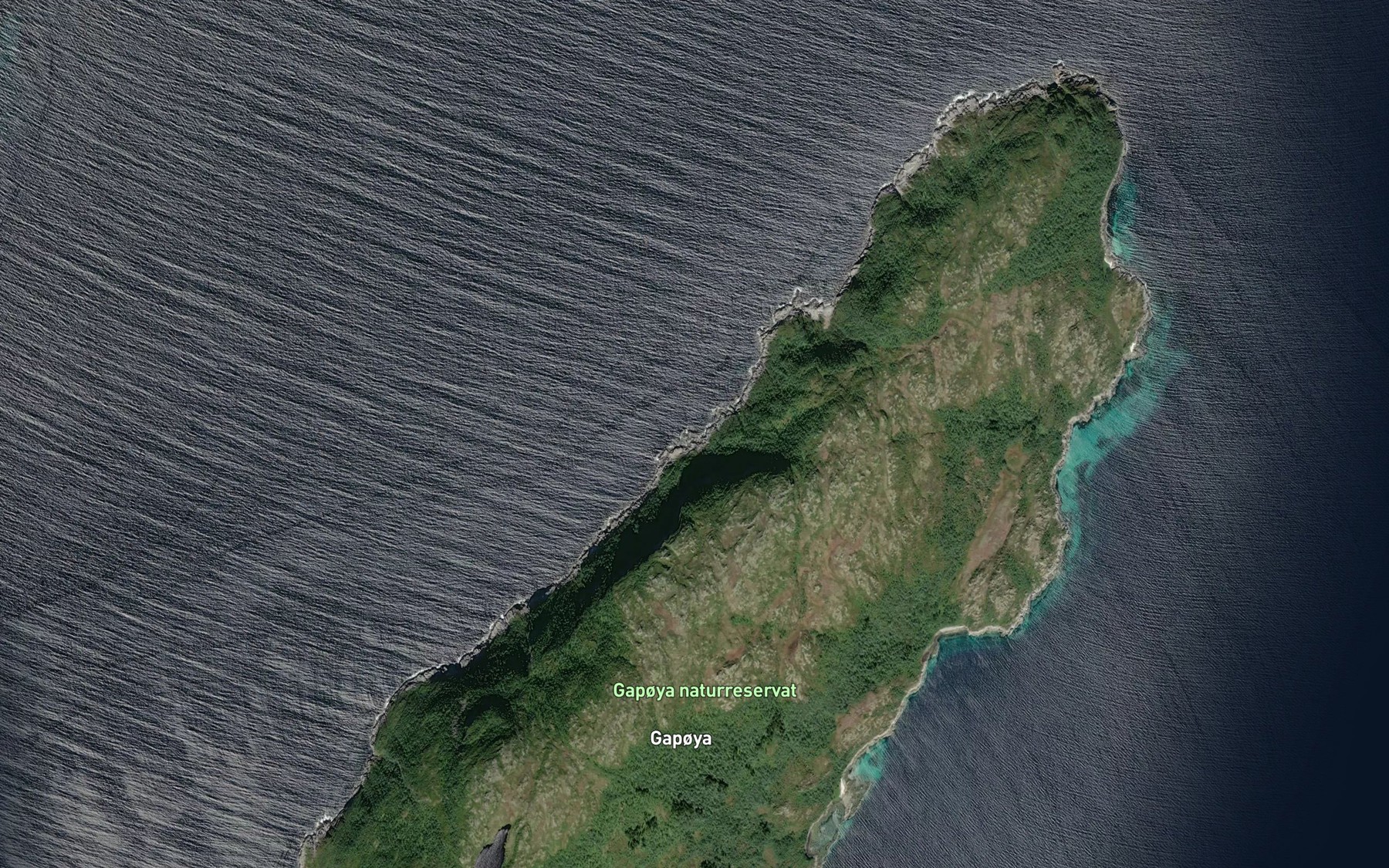 Satellite map of the Gullberghamn