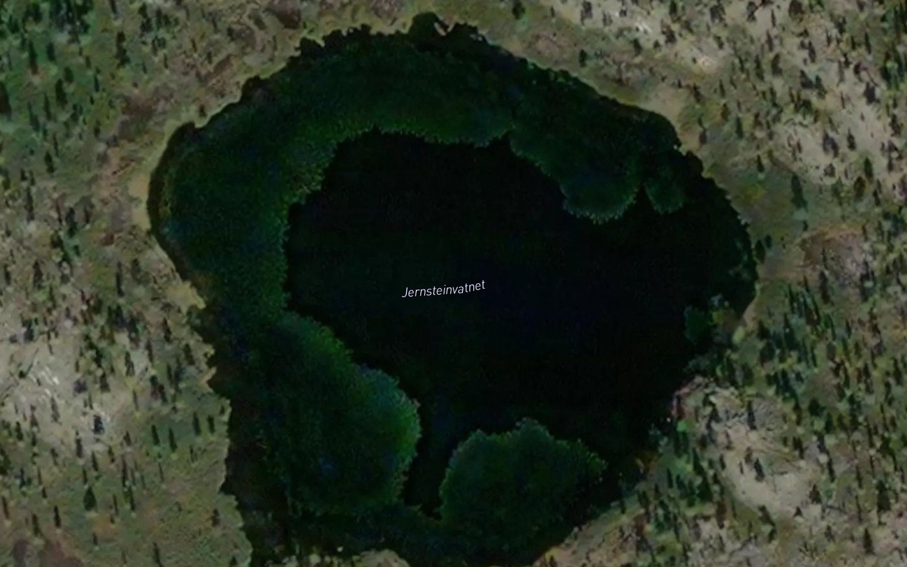 Satellite map of the Jensteinvatn
