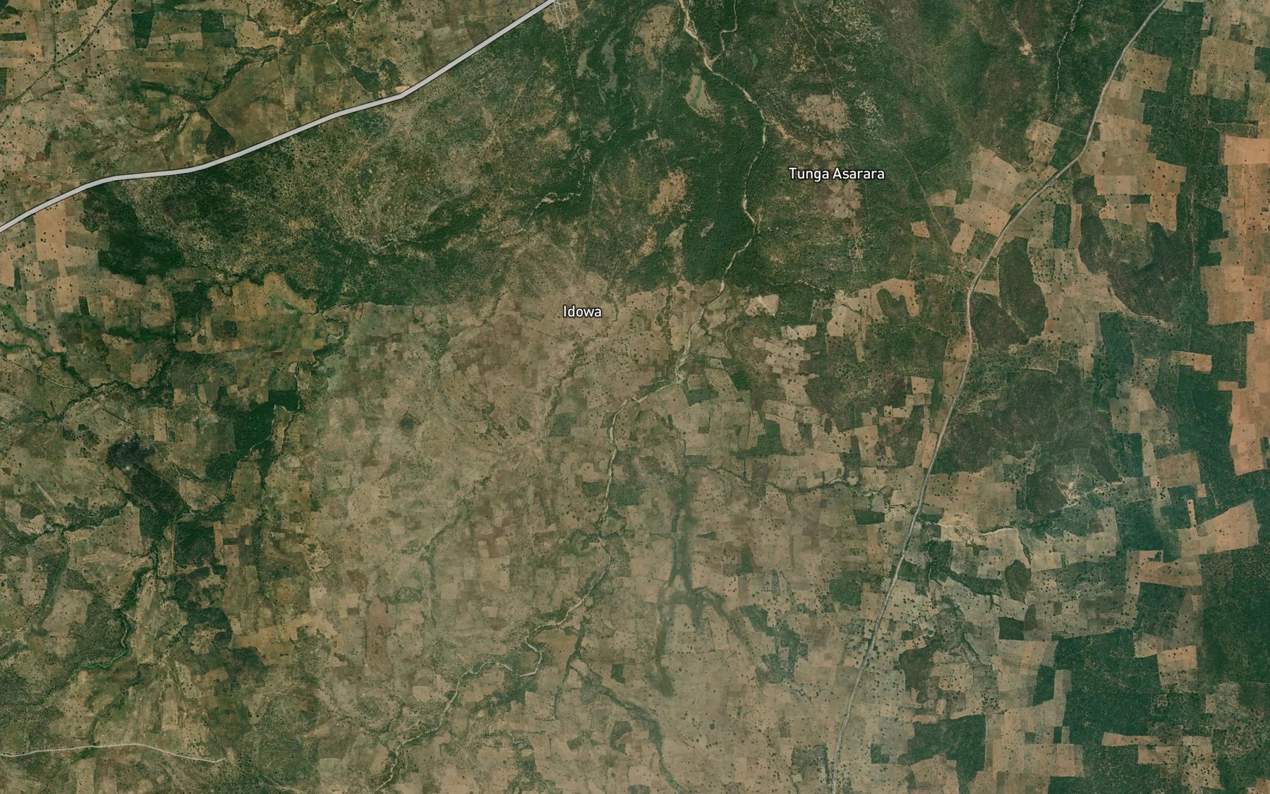 Satellite map of the RIver Hel