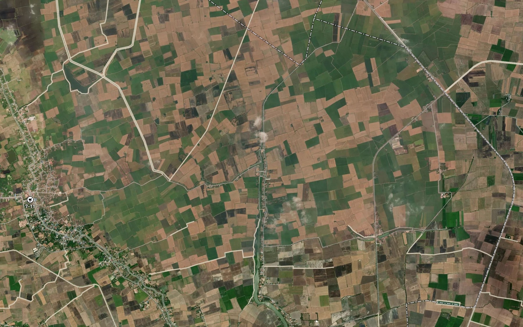 Satellite map of the Khlong Song Sai