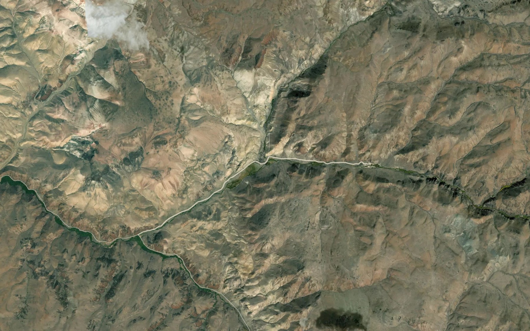 Satellite map of the Corral Basin Creek