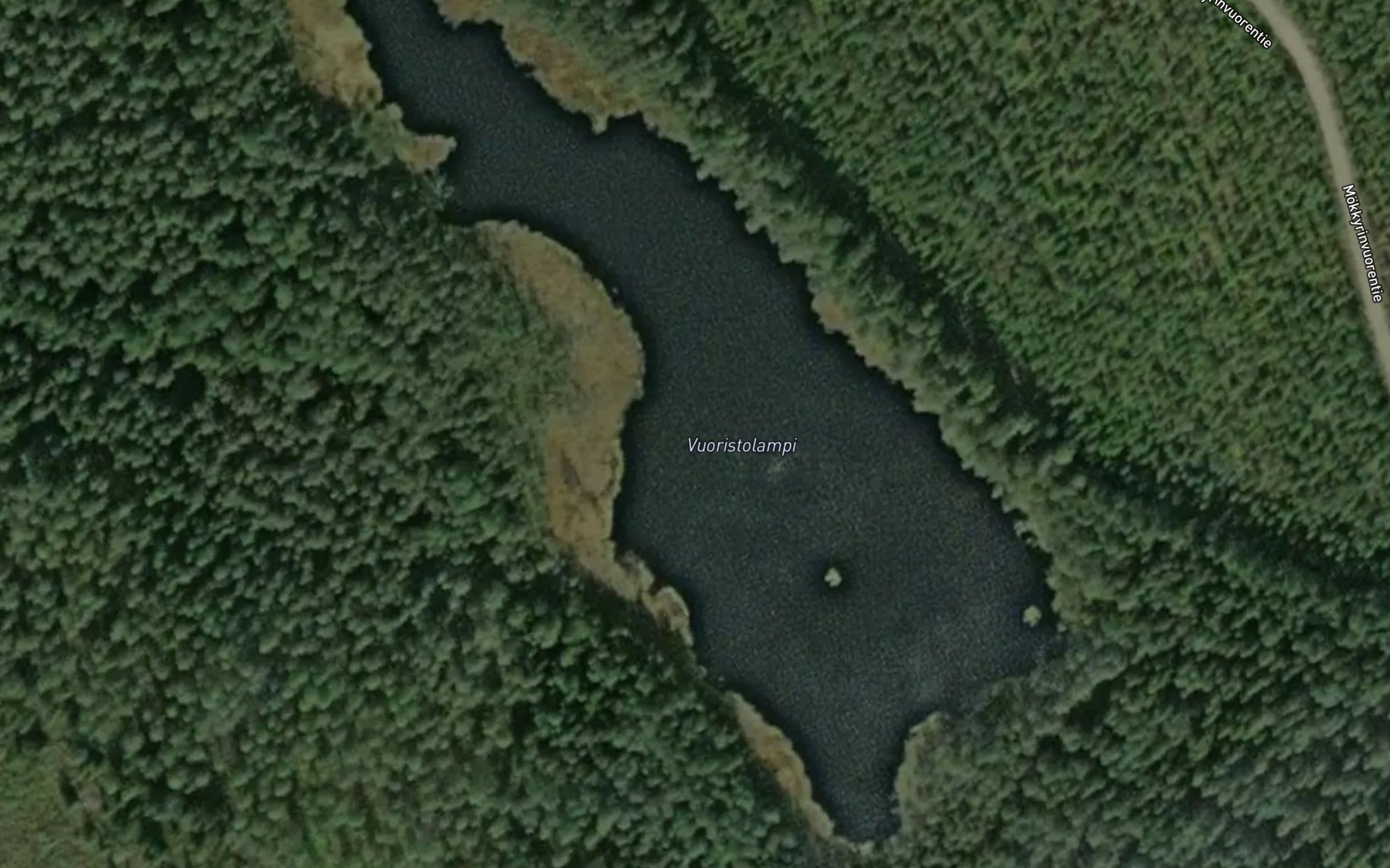Satellite map of the Vuoristolampi