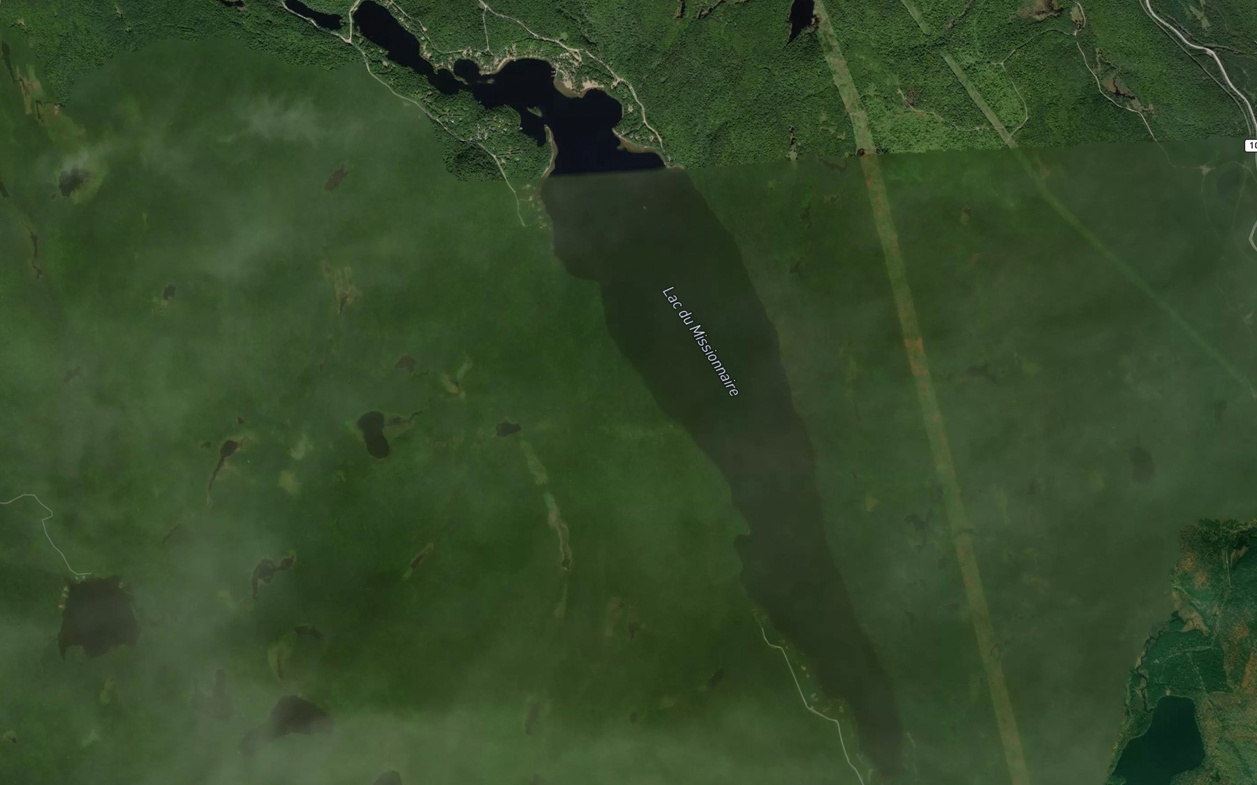 Satellite map of the Lac du Missionnaire