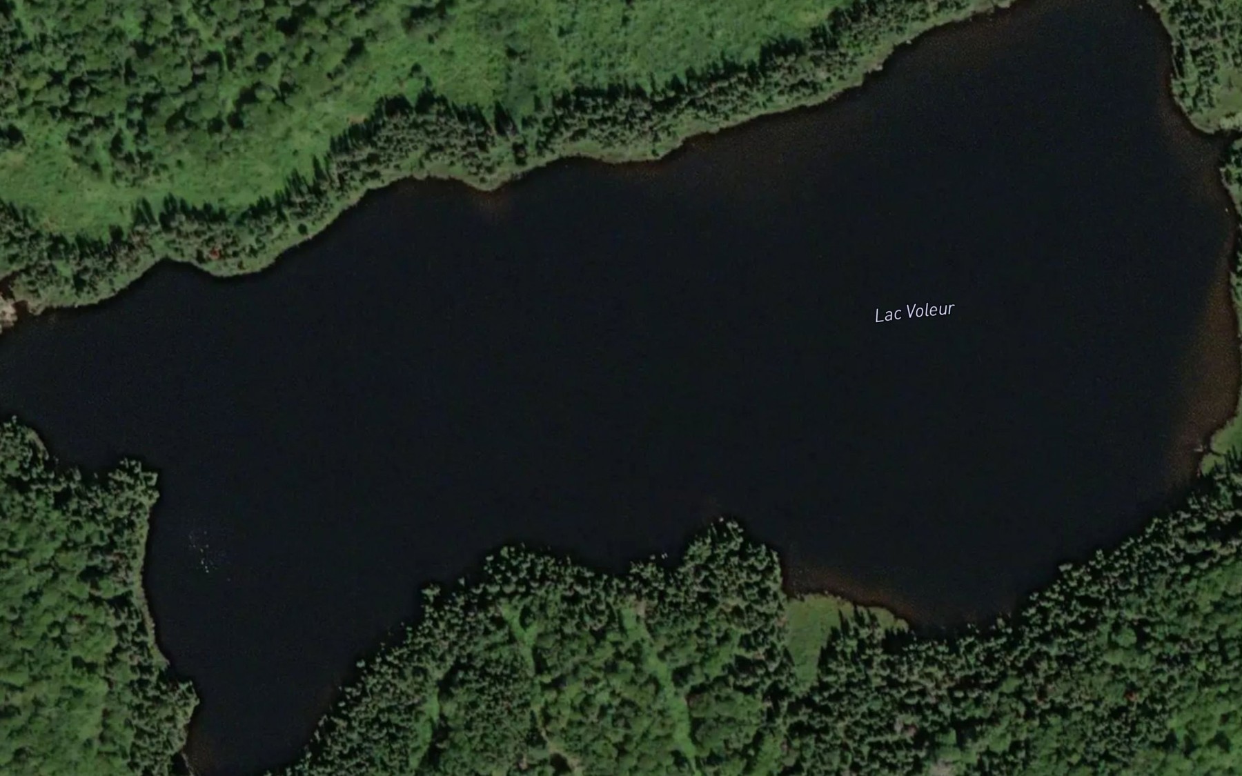 Satellite map of the Lac Voleur