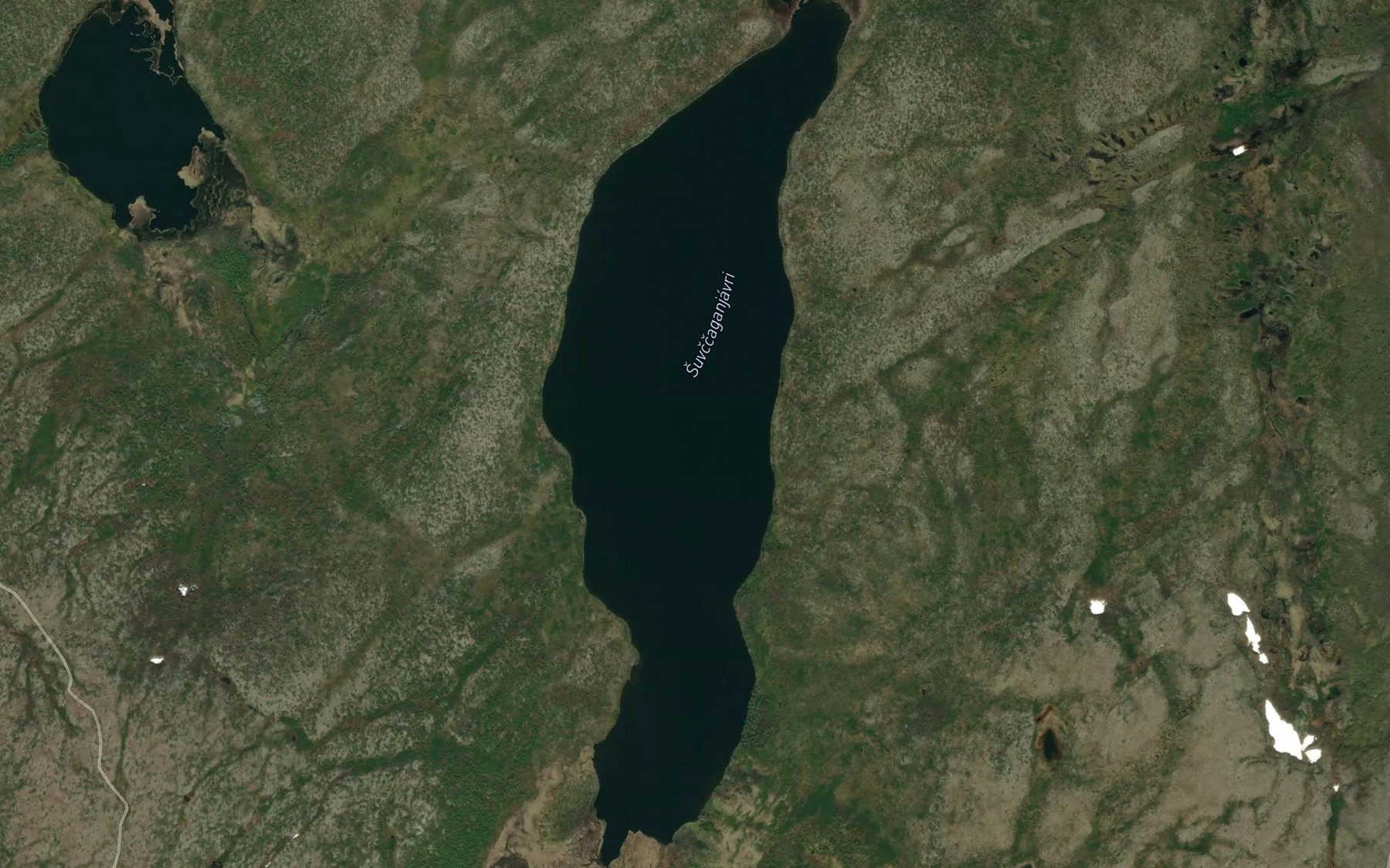 Satellite map of the Suvcaganjavri