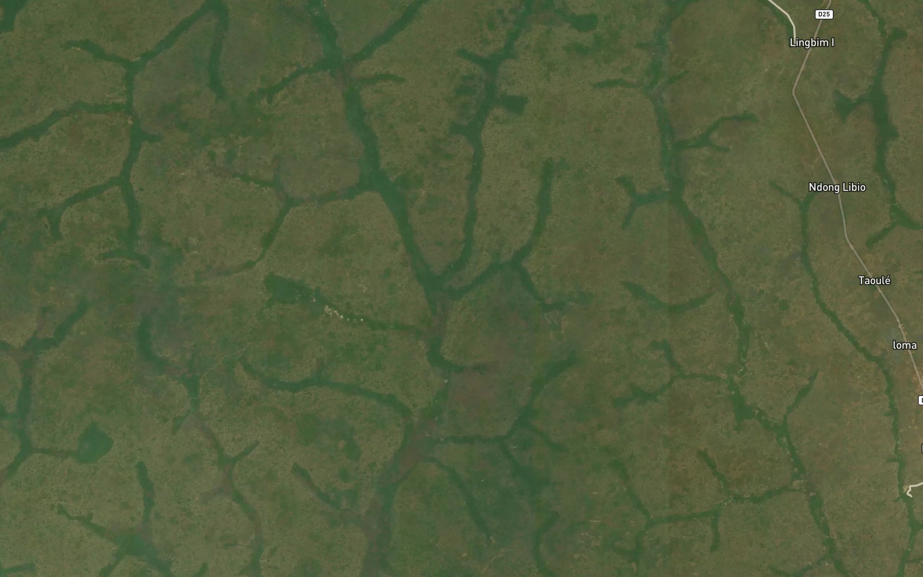 Satellite map of the Begbaza