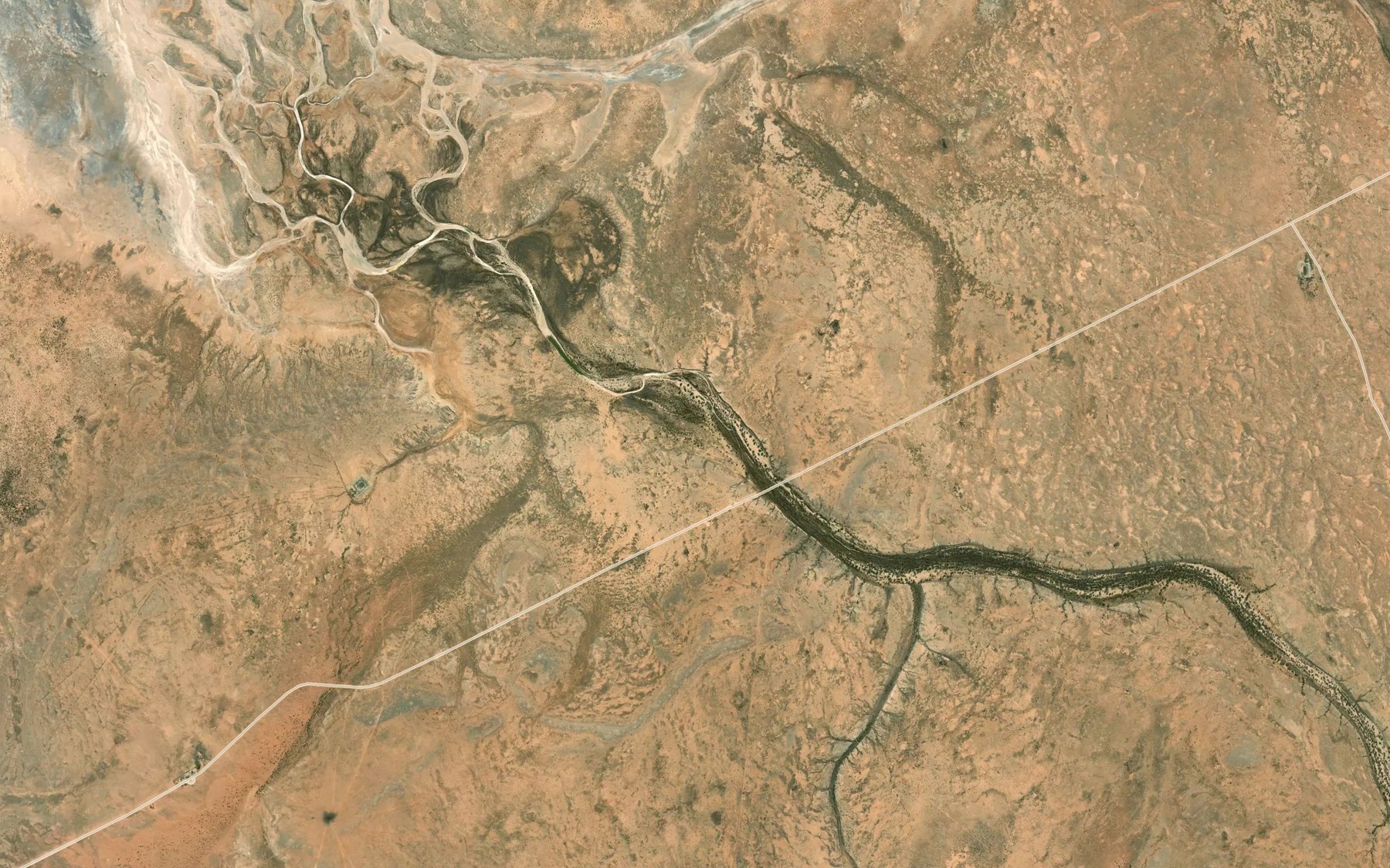 Satellite map of the Clayton Embankment
