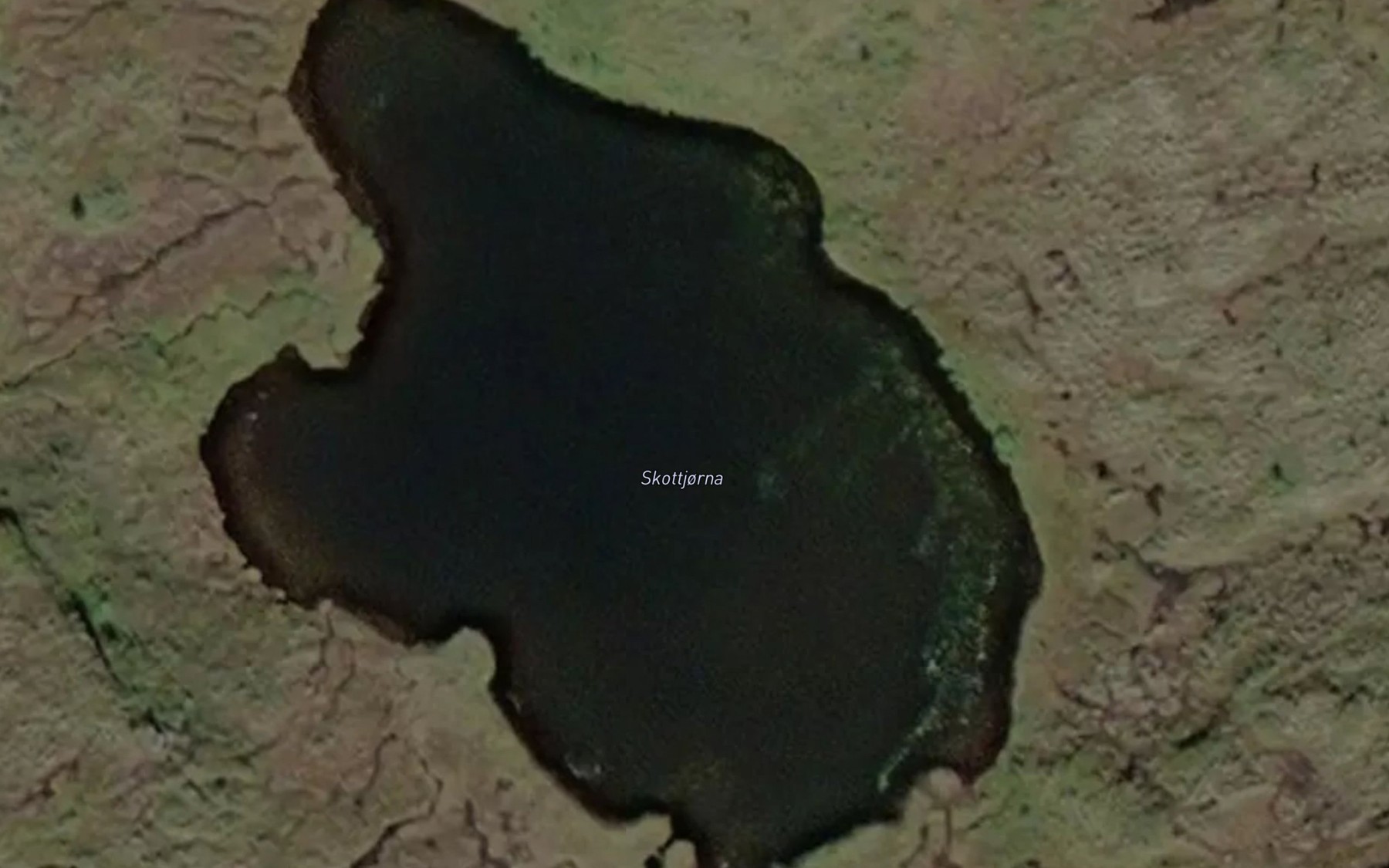 Satellite map of the Skottjorna