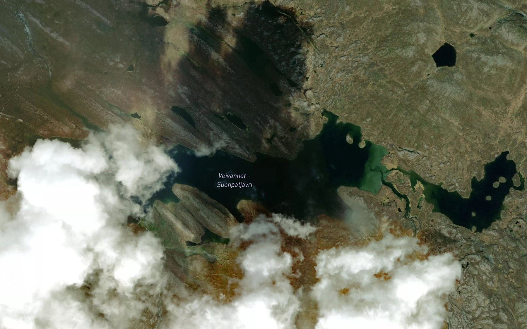 Satellite map of the Suoppatjavri