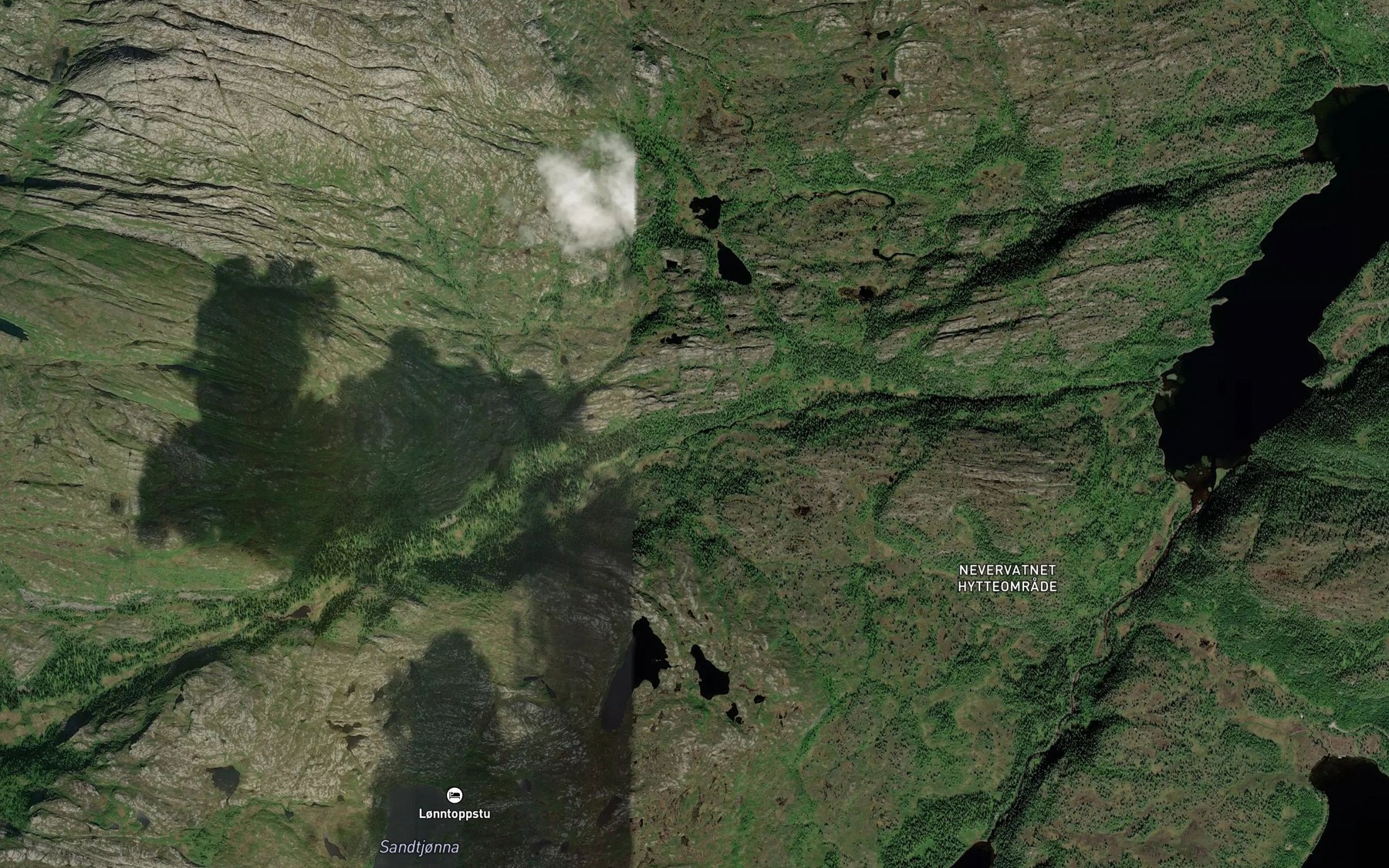 Satellite map of the Almdalaa
