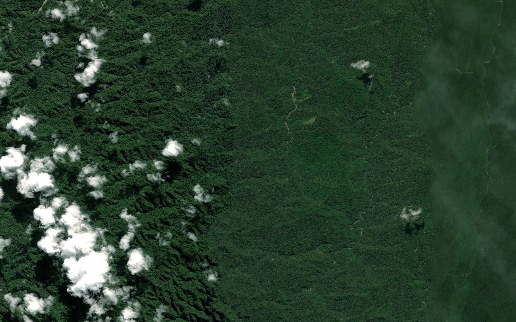 Satellite map of the Rio Salvacion