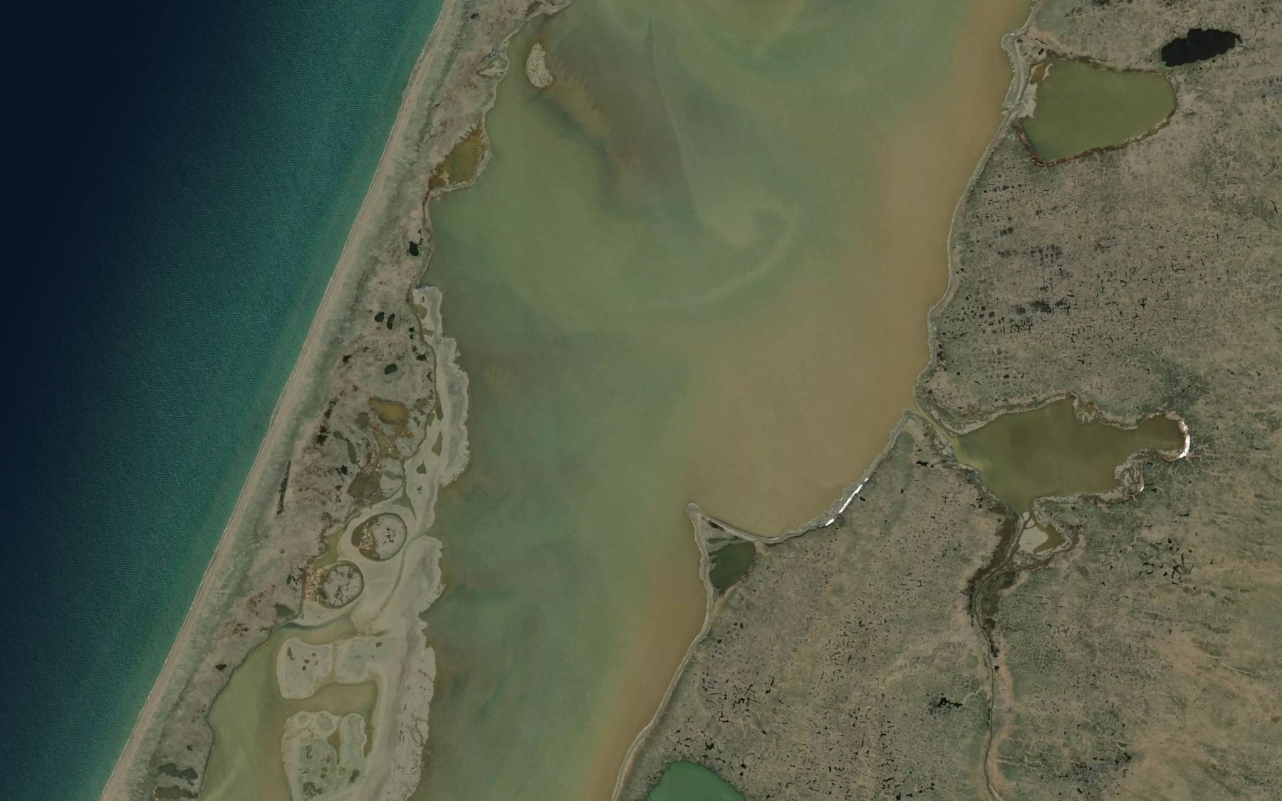 Satellite map of the Tachimesoa Lagoon