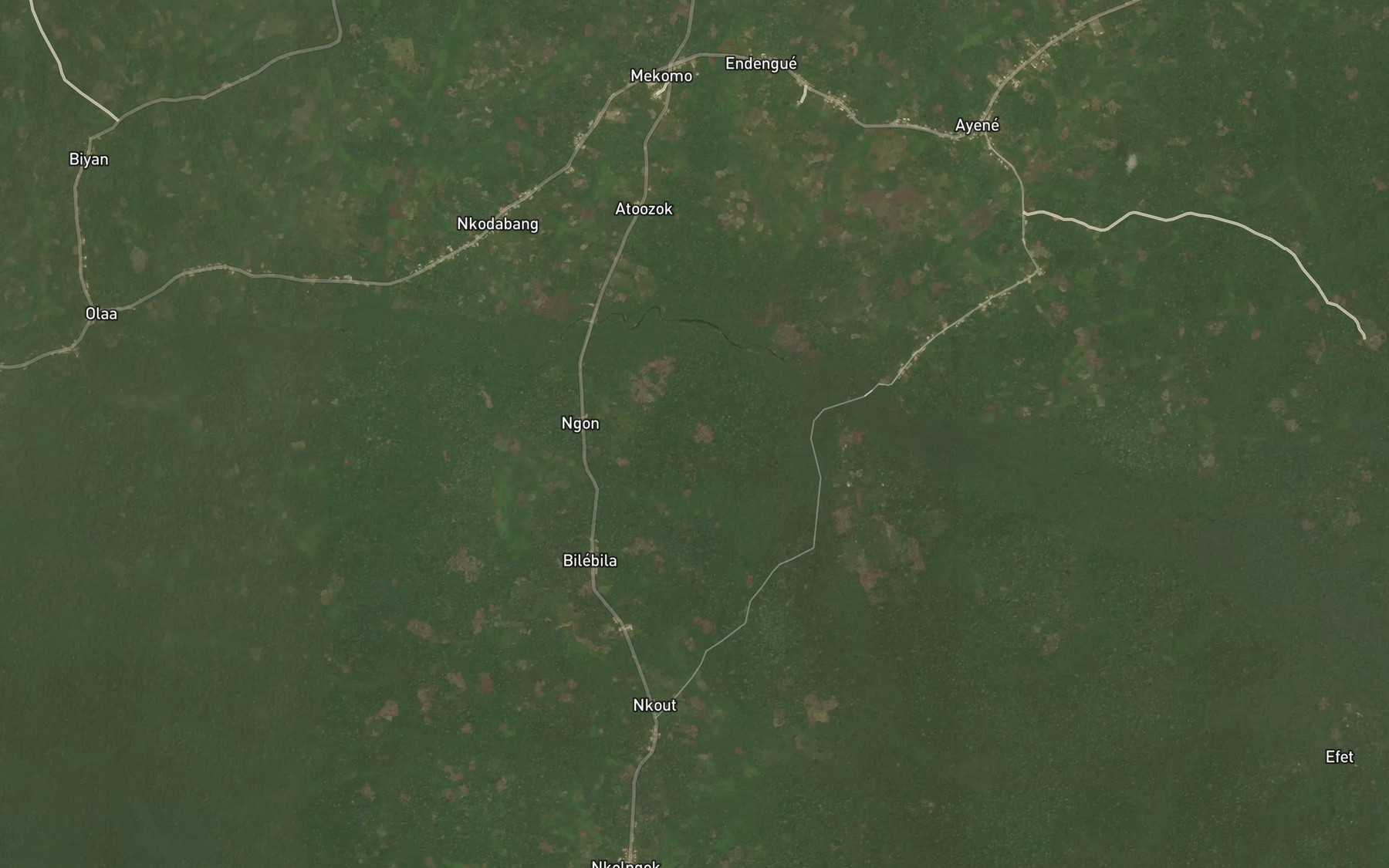 Satellite map of the Bibe