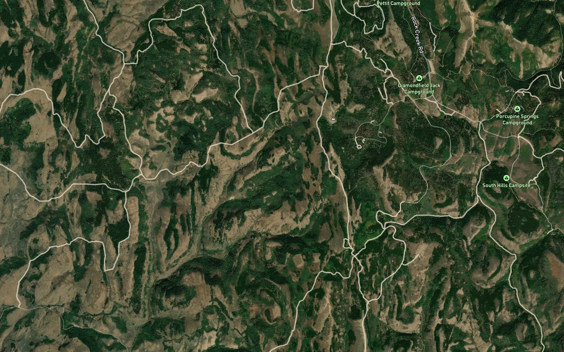 Satellite map of the Pedro Spring