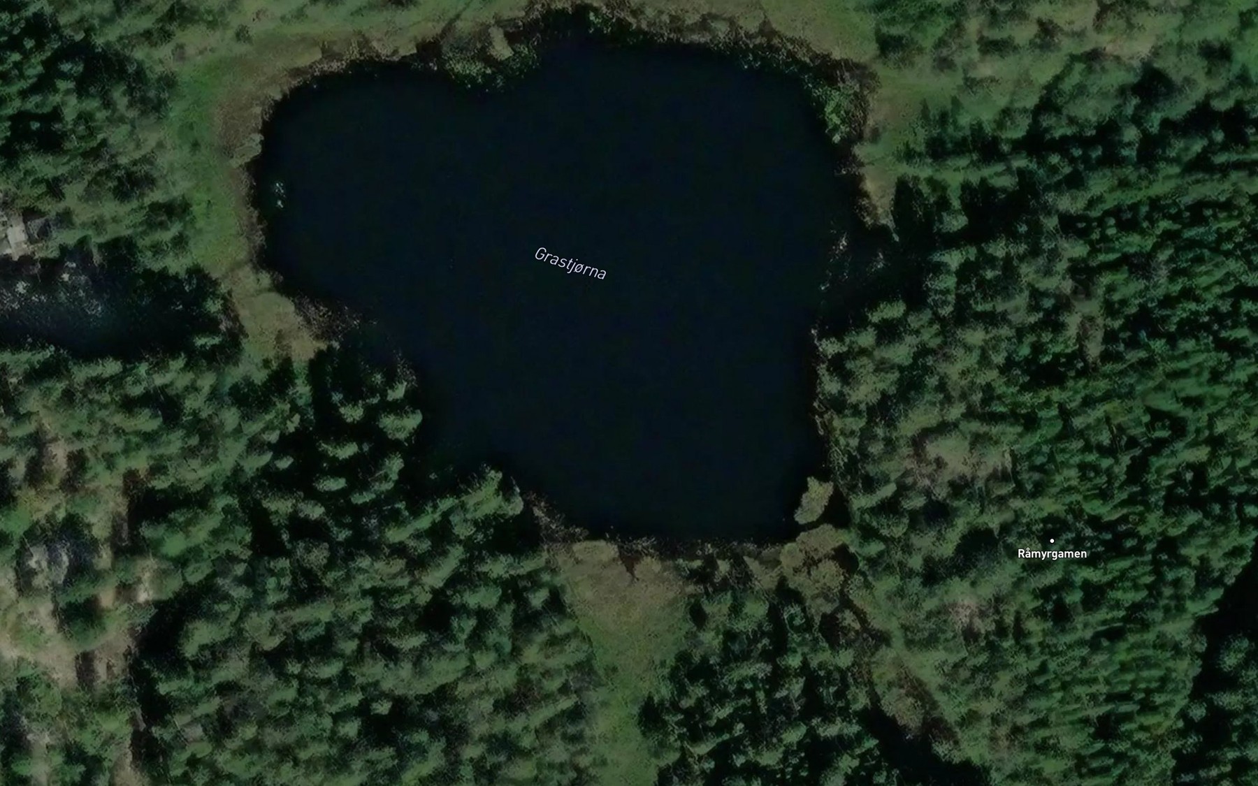 Satellite map of the Grastjorna