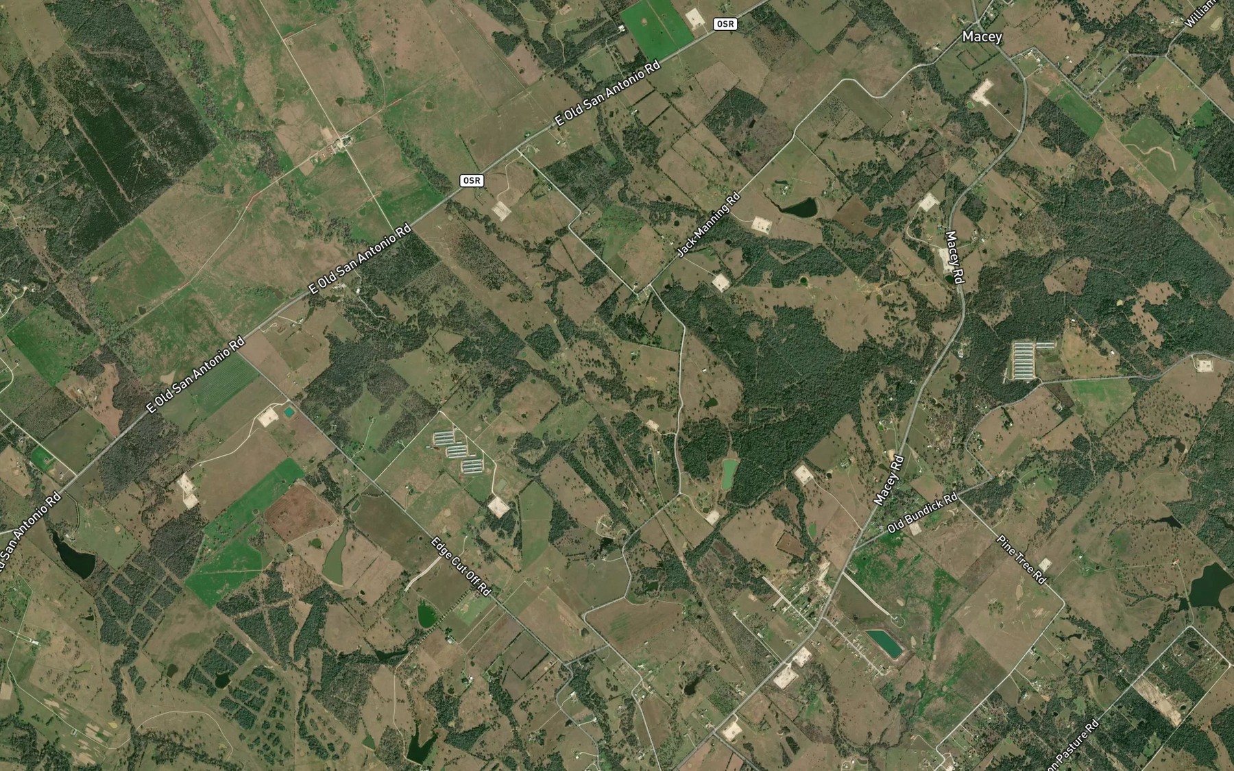 Satellite map of the Snake Branch