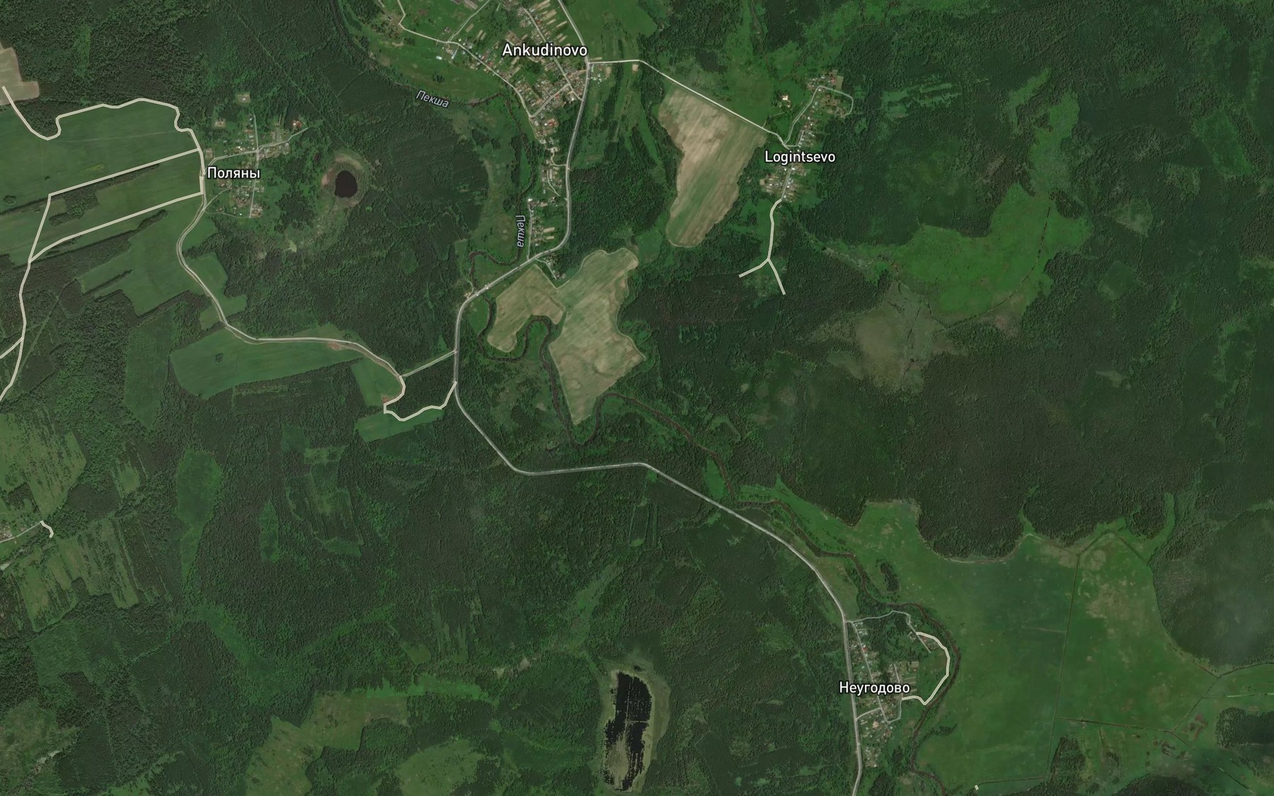 Satellite map of the Somsha