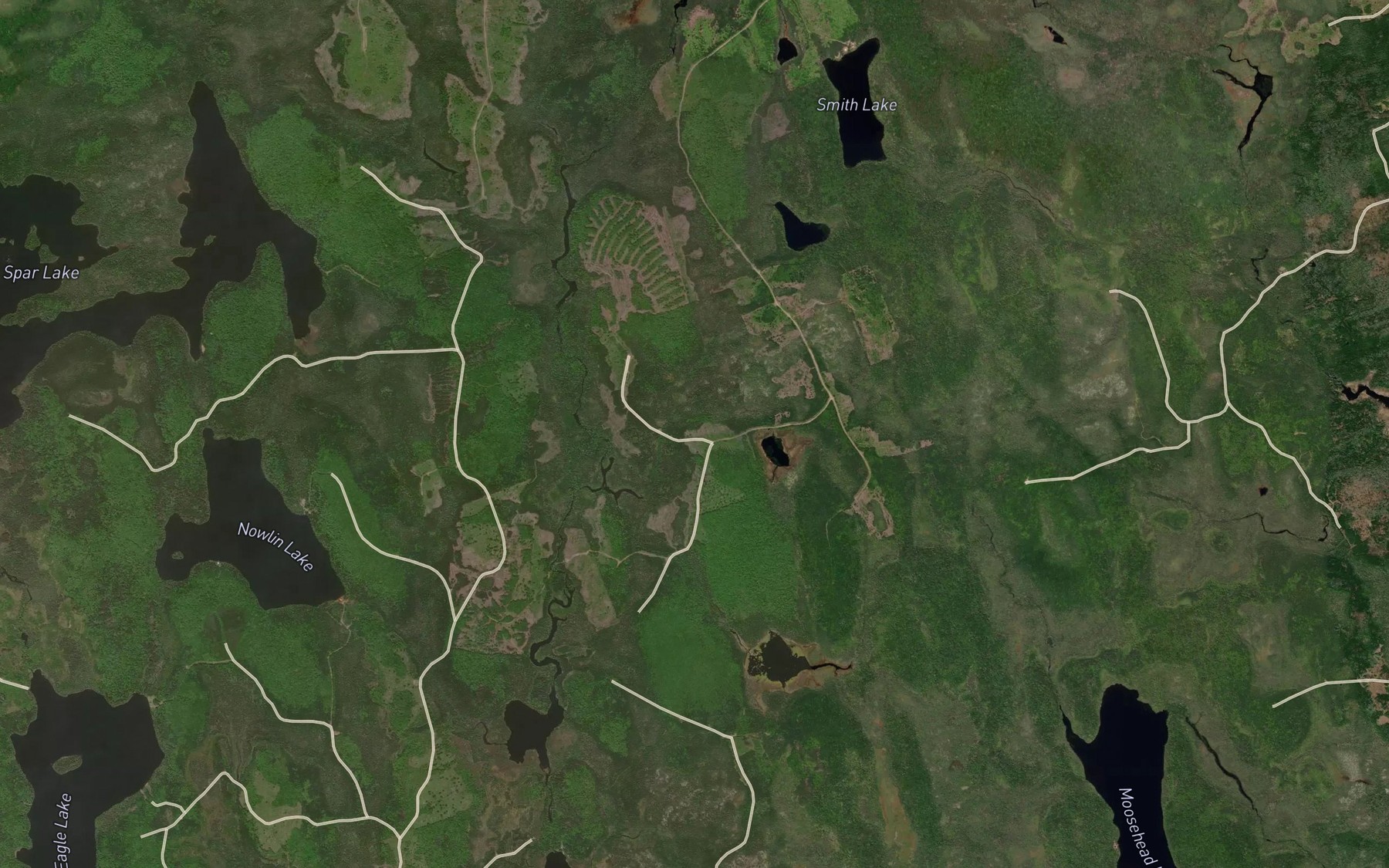 Satellite map of the Alder Island Stillwater