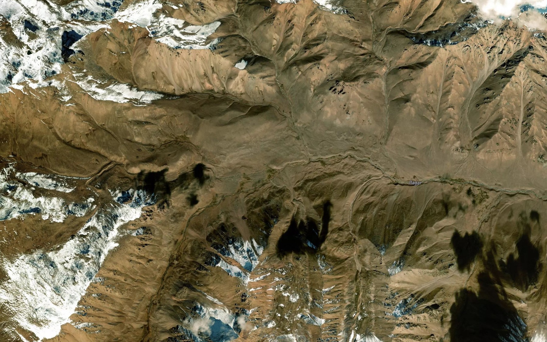 Satellite map of the Uzuntor