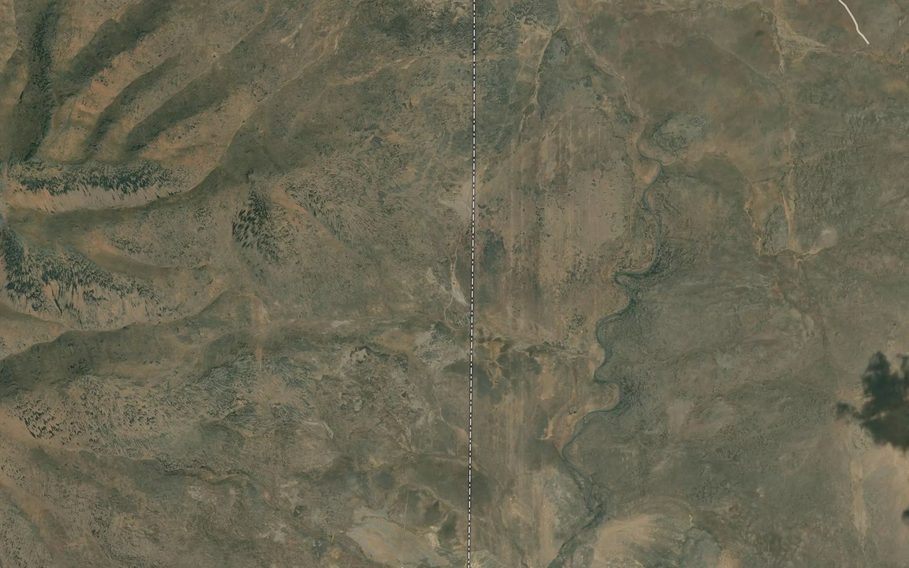 Satellite map of the Telephone Spring