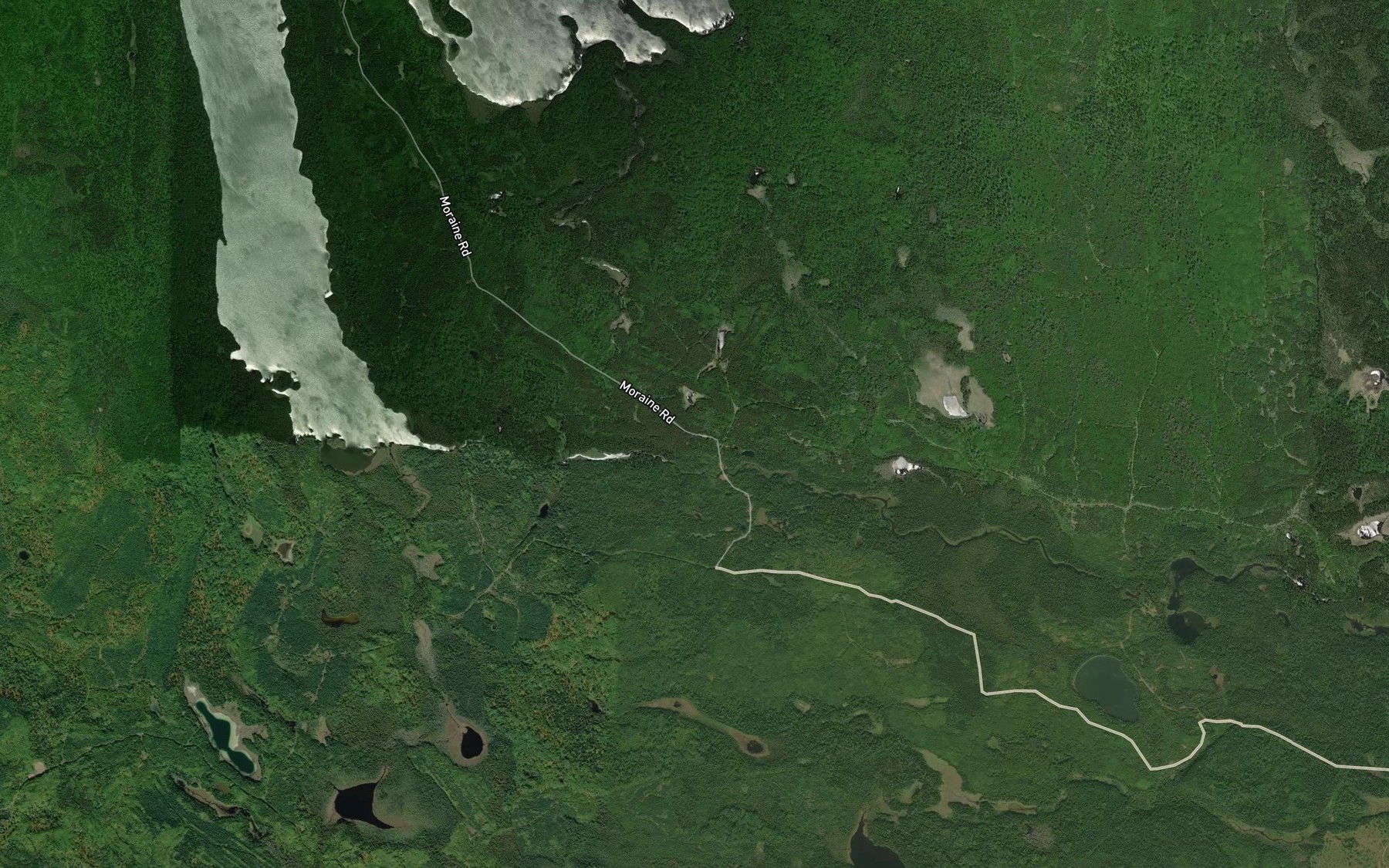 Satellite map of the Abigogami Creek