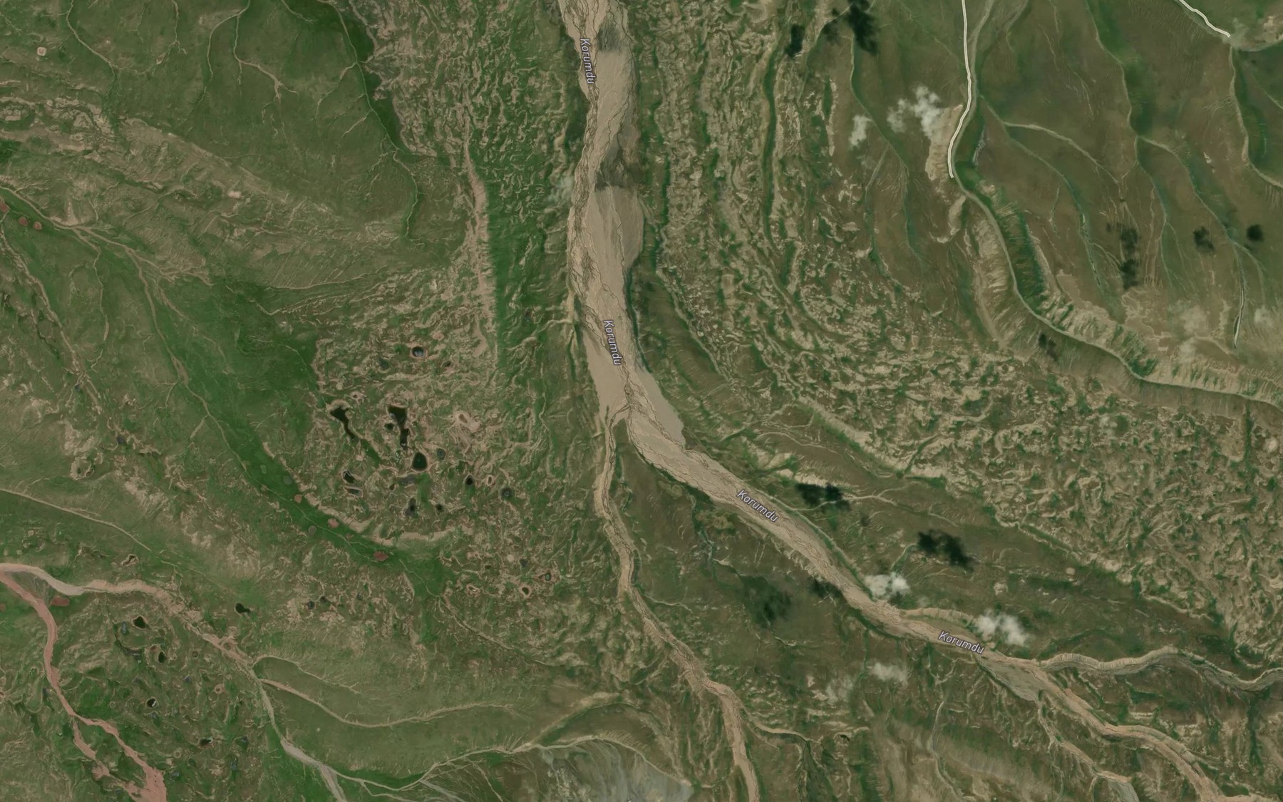 Satellite map of the Kurum