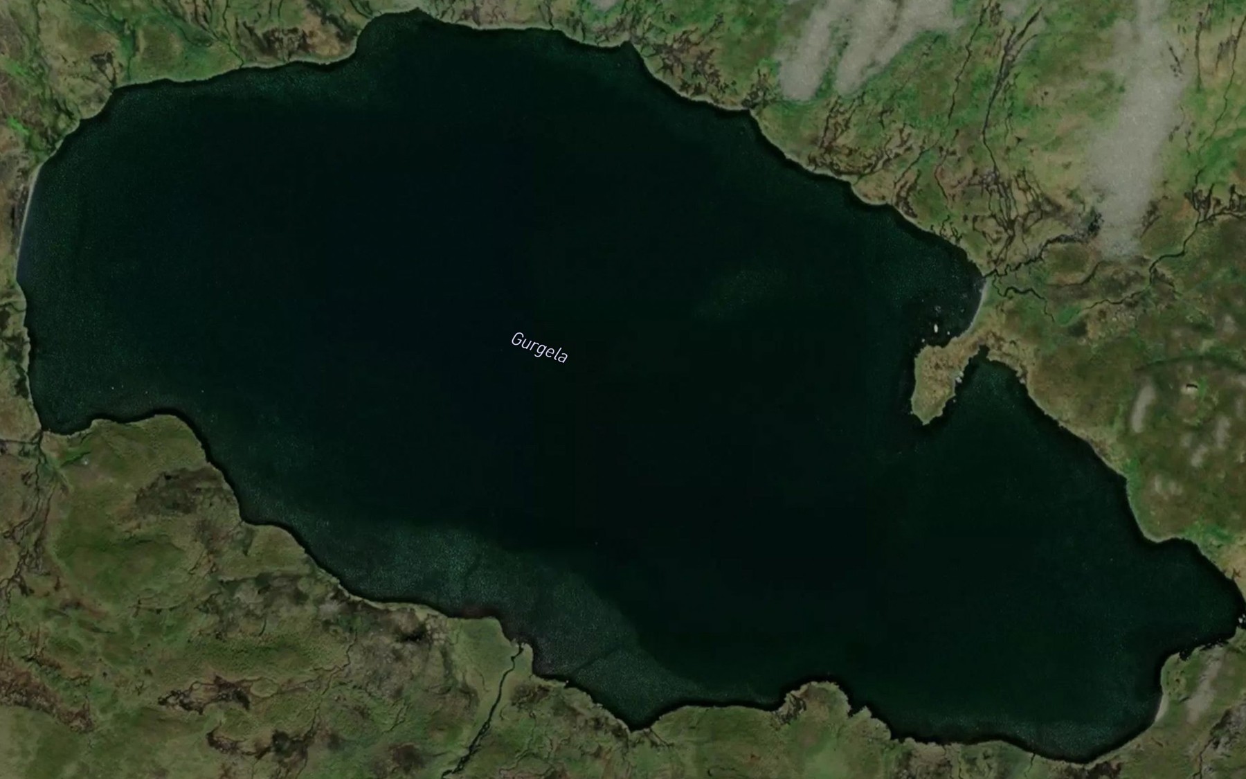 Satellite map of the Gurgela