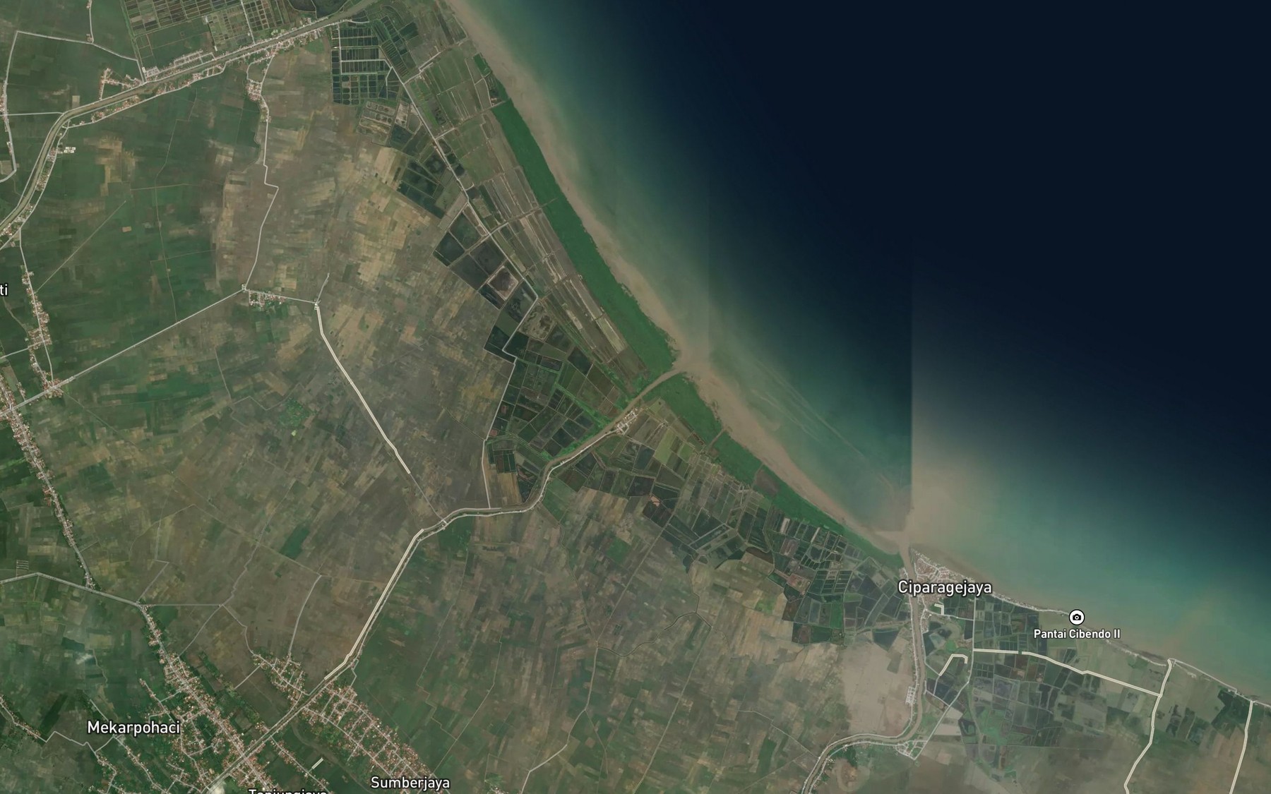 Satellite map of the Ci Derewak