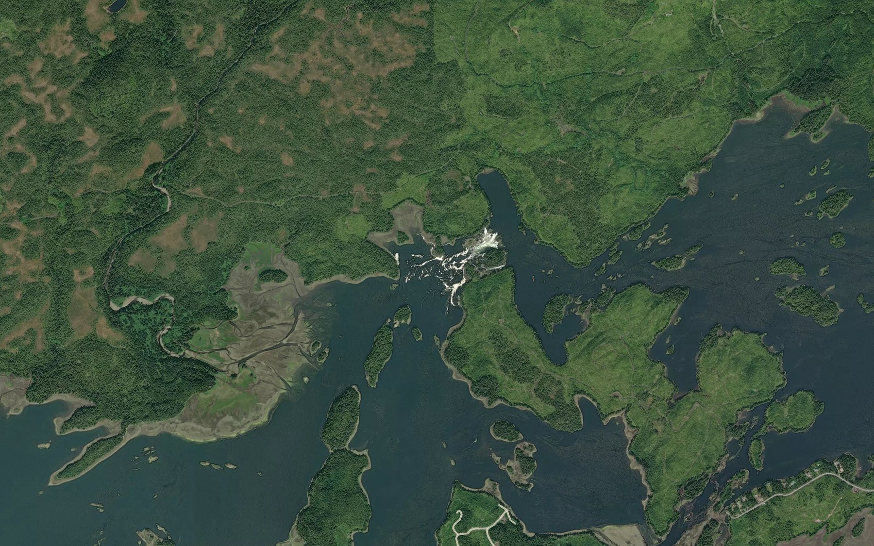 Satellite map of the North Entrance