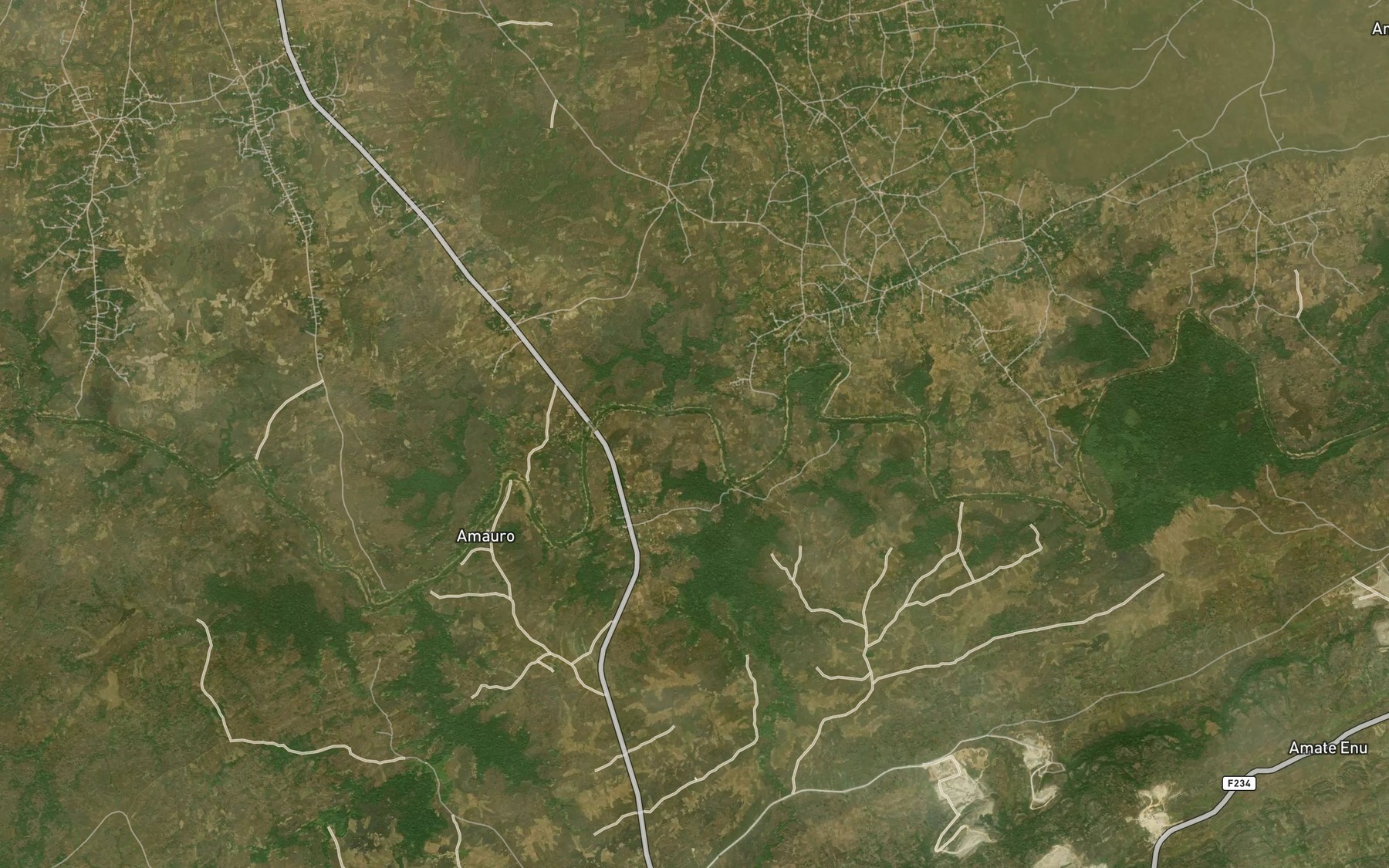 Satellite map of the Ehemeha
