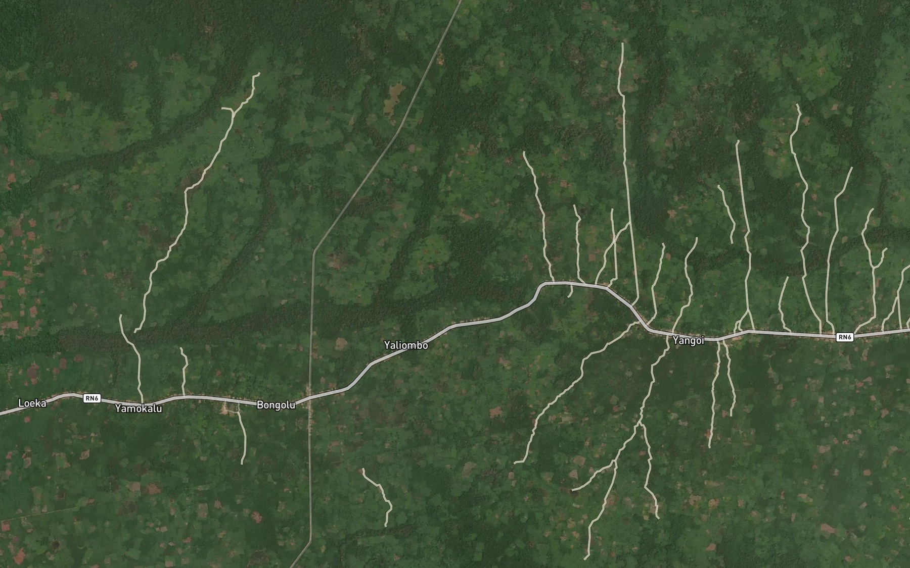 Satellite map of the Boluku