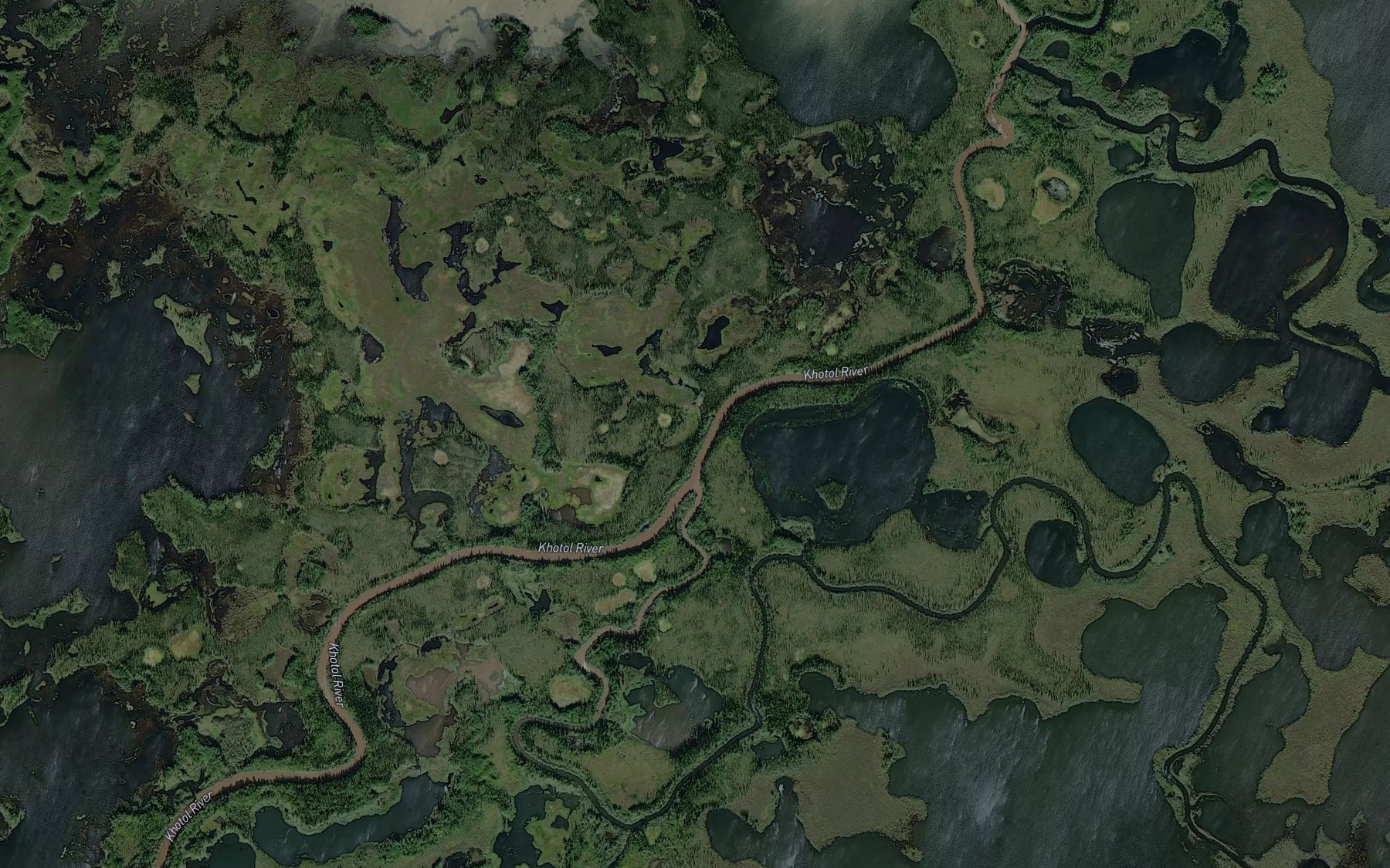 Satellite map of the Eddy Creek