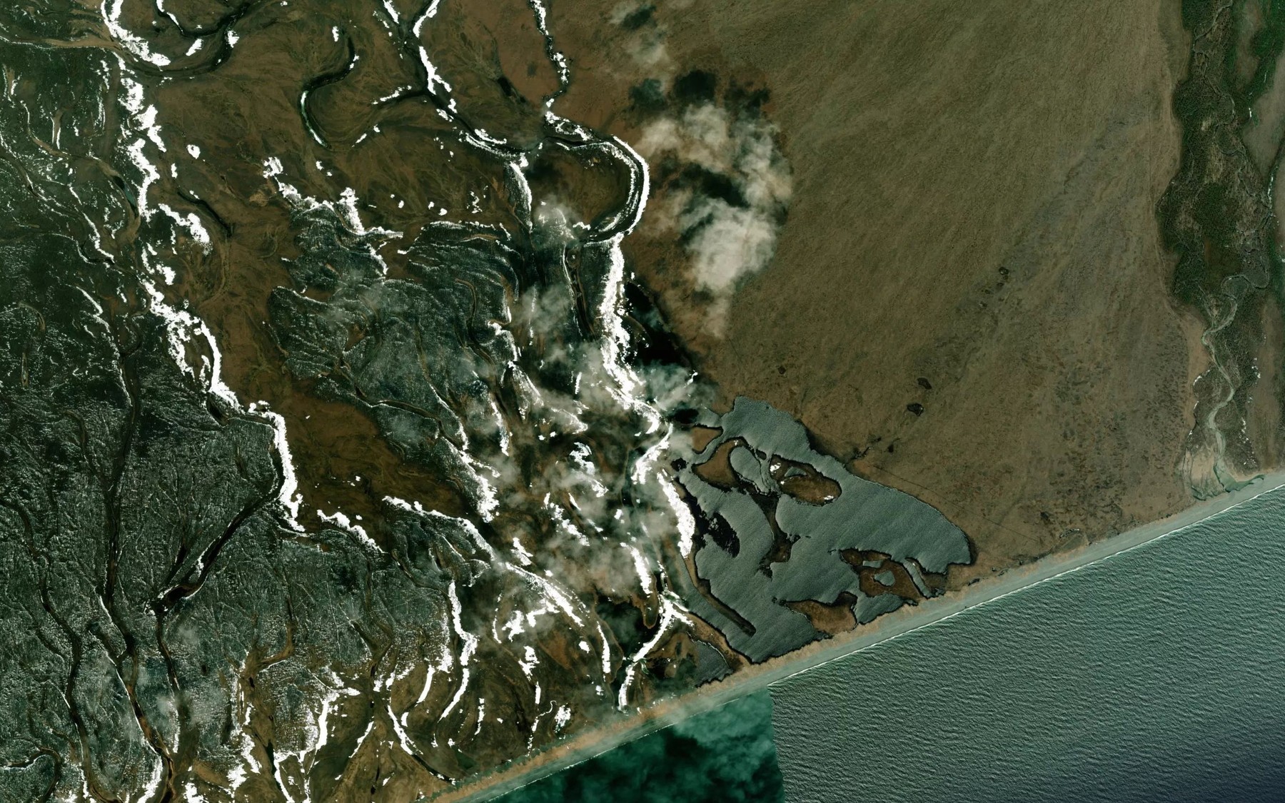 Satellite map of the Yernik