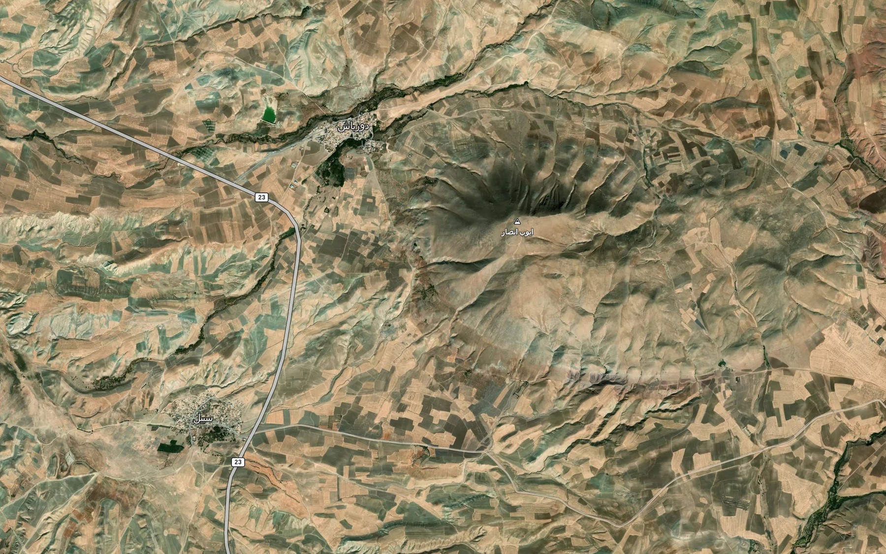 Satellite map of the Cheshmeh-ye Zim Zim Bulaghi