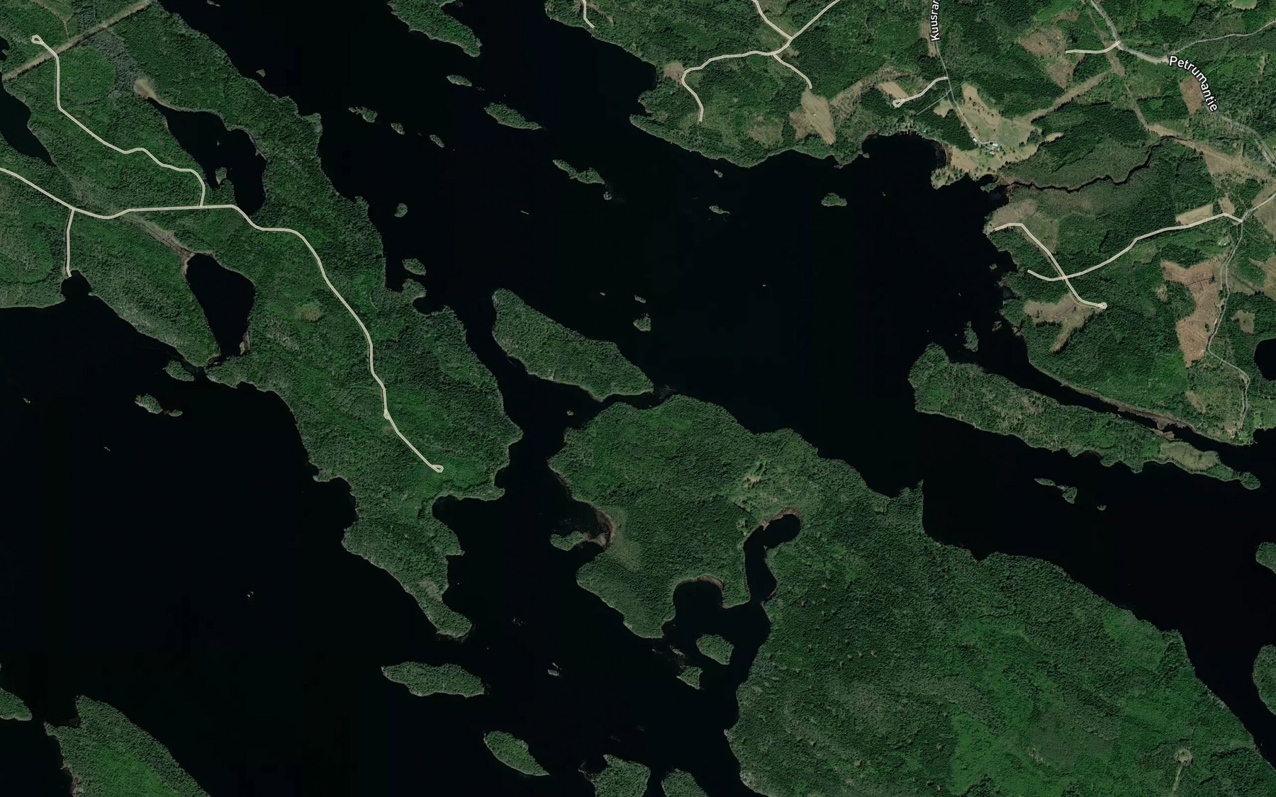 Satellite map of the Pieni Kellosalmi