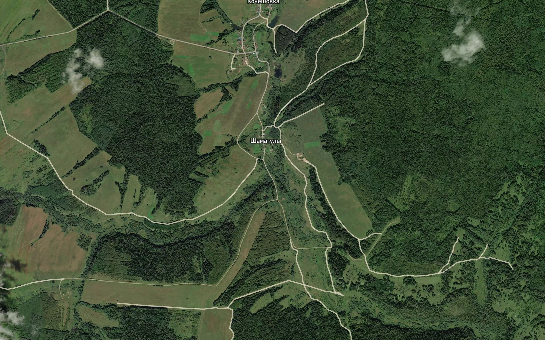 Satellite map of the Tart