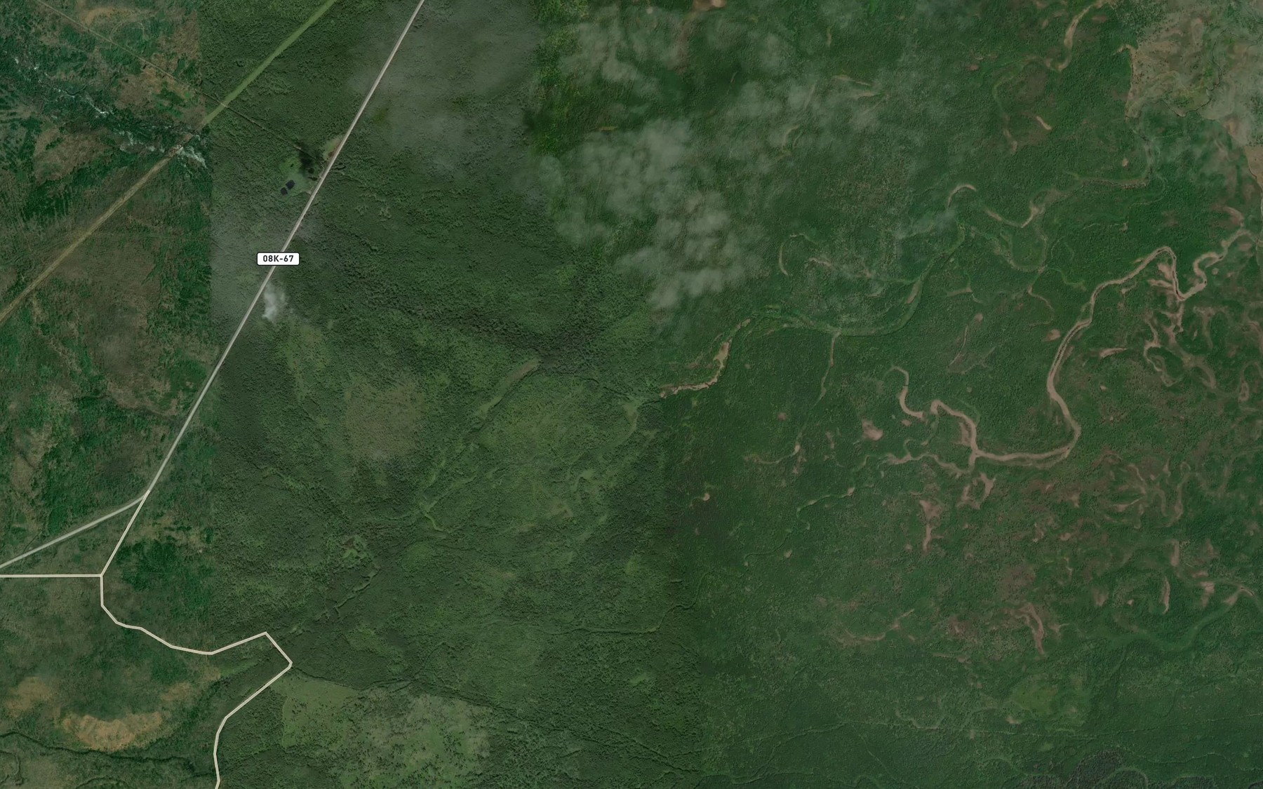 Satellite map of the Yankan