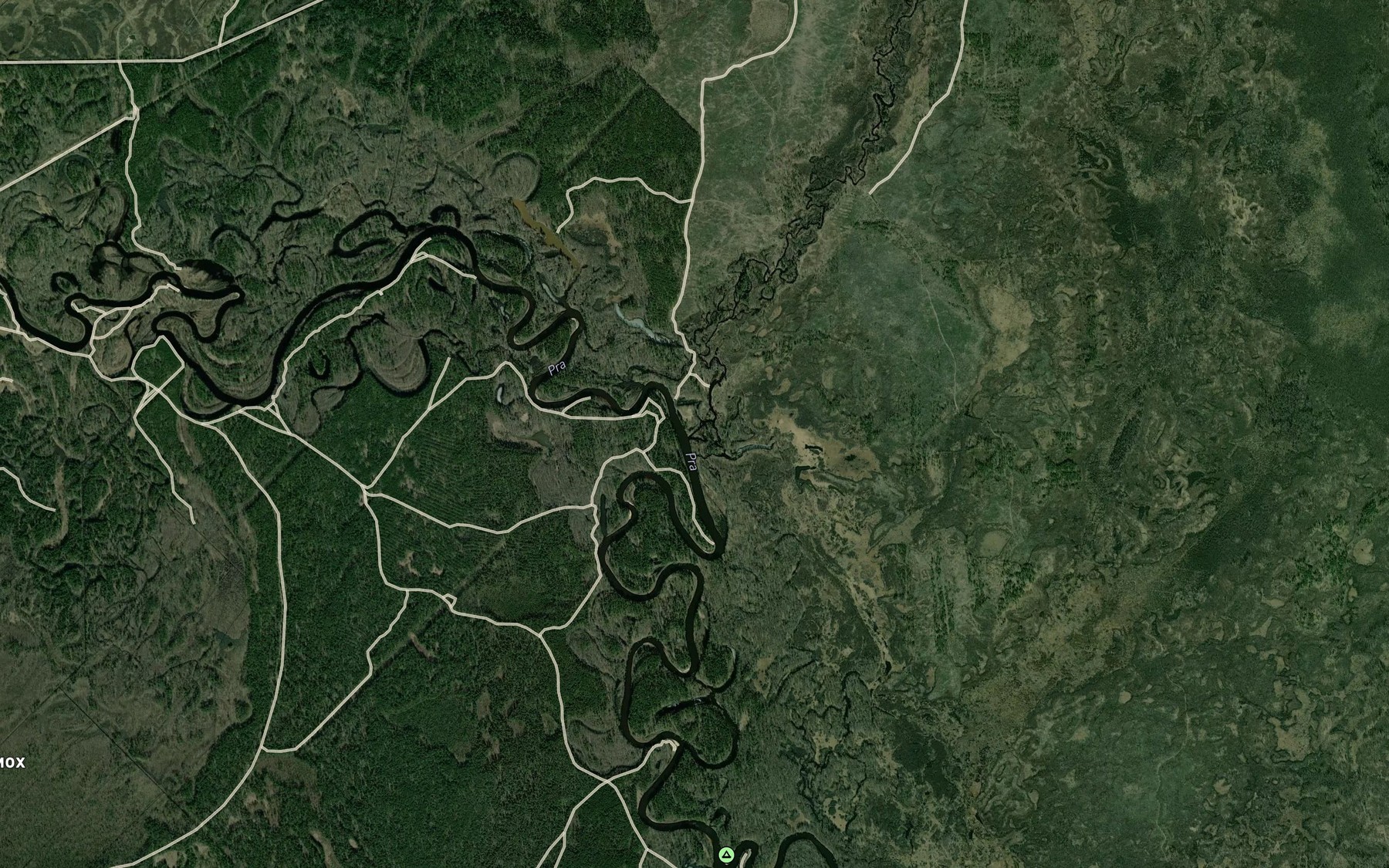 Satellite map of the Kad'