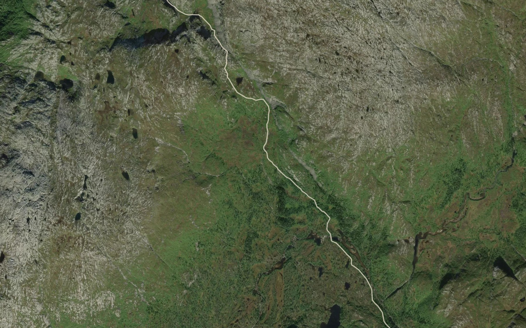 Satellite map of the Seterbekken