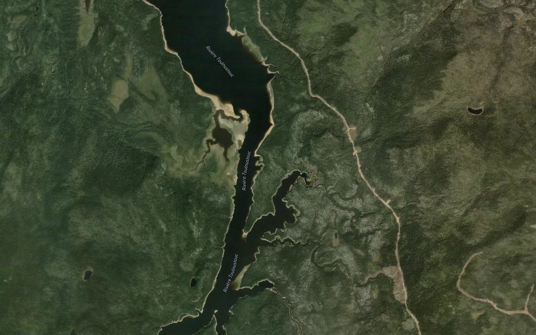 Satellite map of the Ruisseau de Lenteur