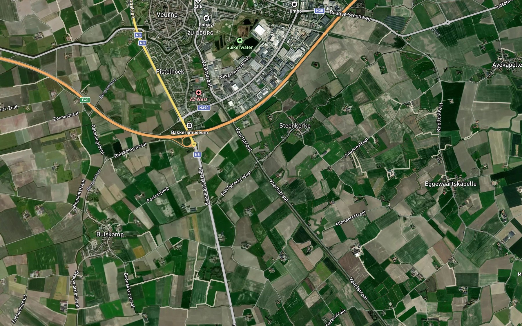 Satellite map of the Steengracht