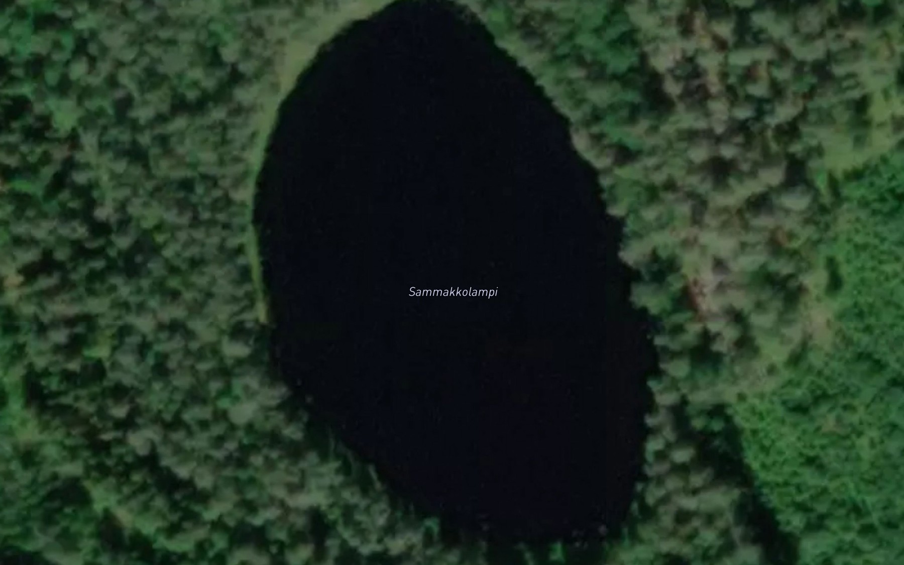 Satellite map of the Sammakkolampi