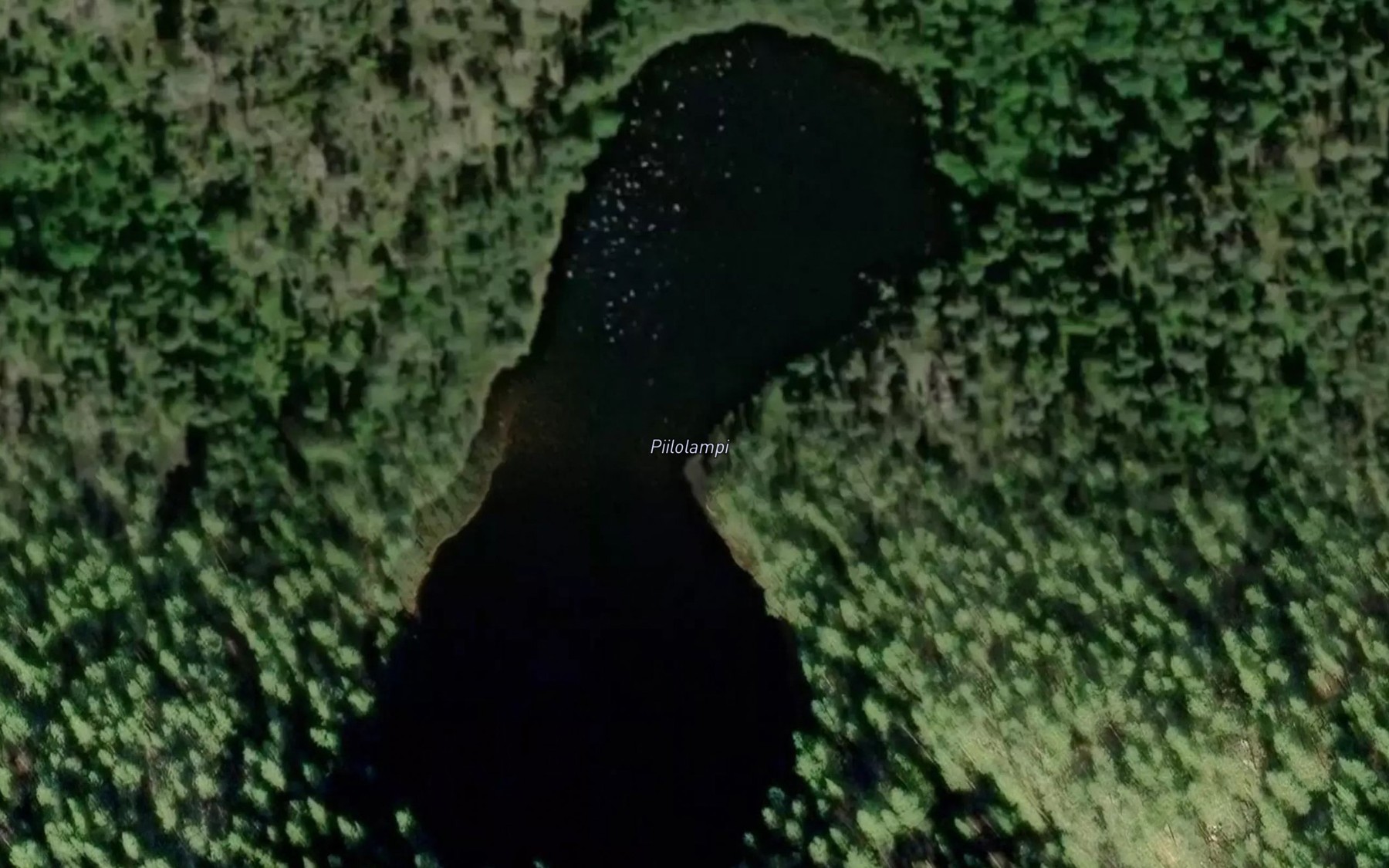 Satellite map of the Piilolampi