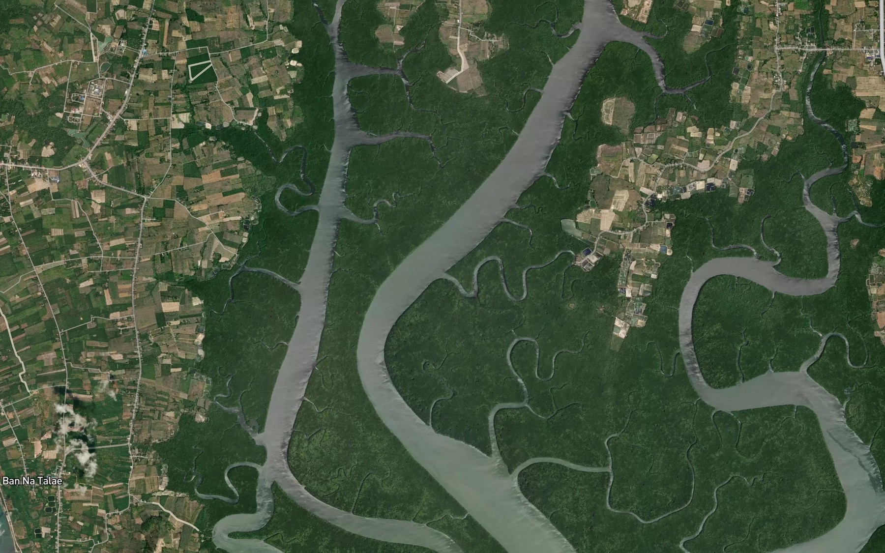 Satellite map of the Khlong U-dom