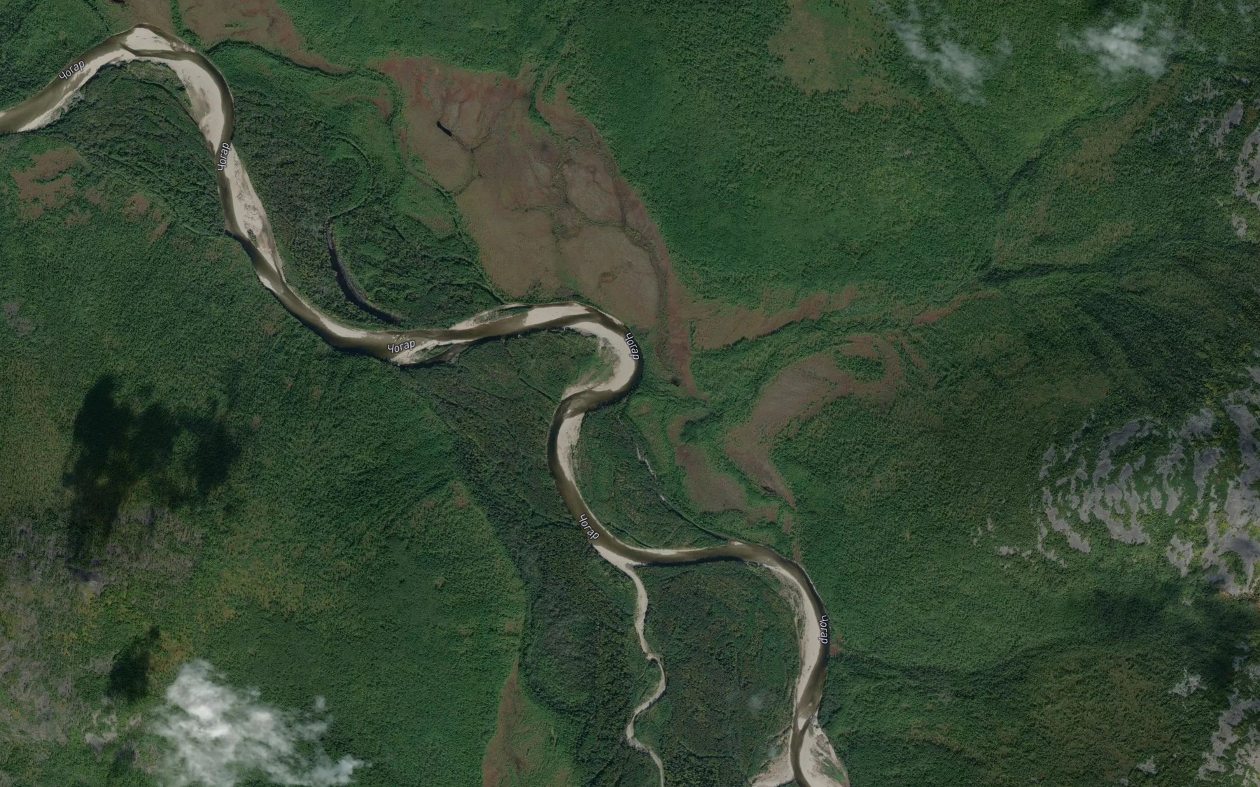 Satellite map of the Amnyarkay