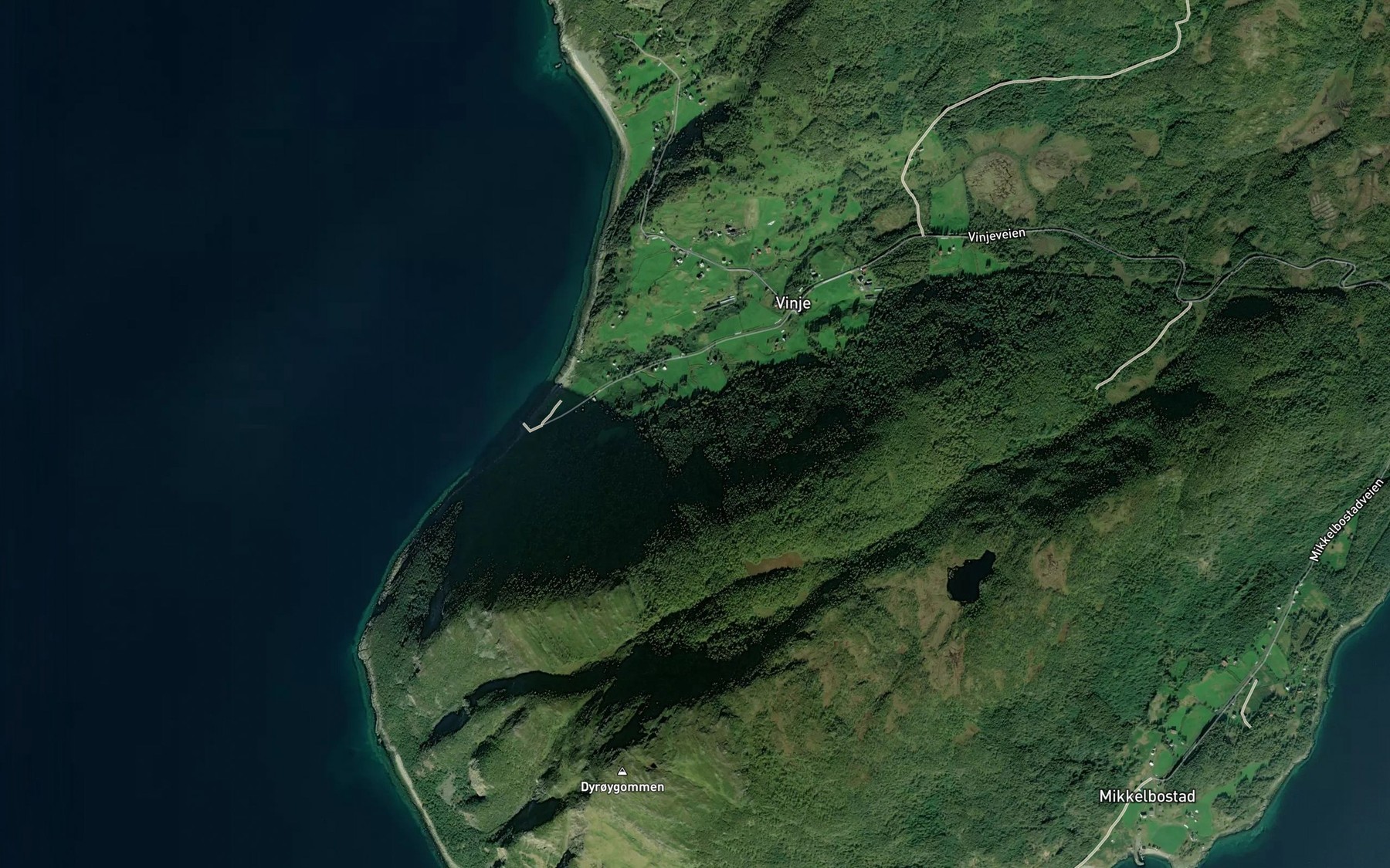Satellite map of the Gommelva