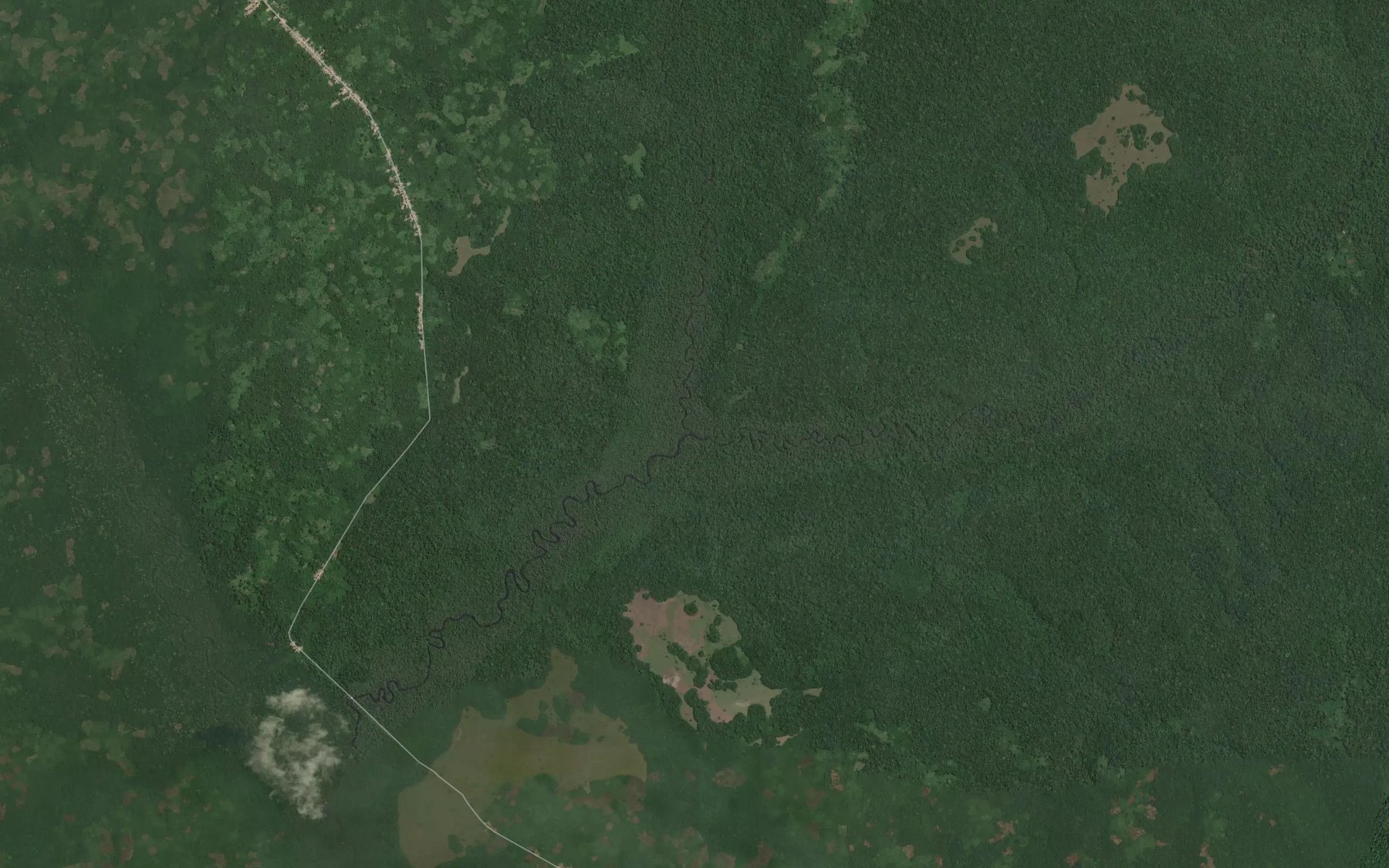 Satellite map of the Luvio