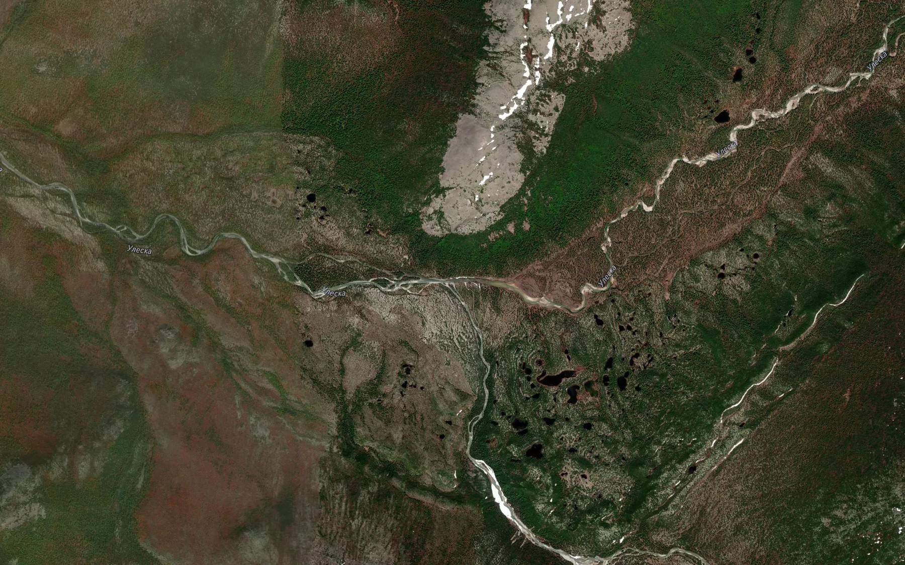 Satellite map of the Sosedniy