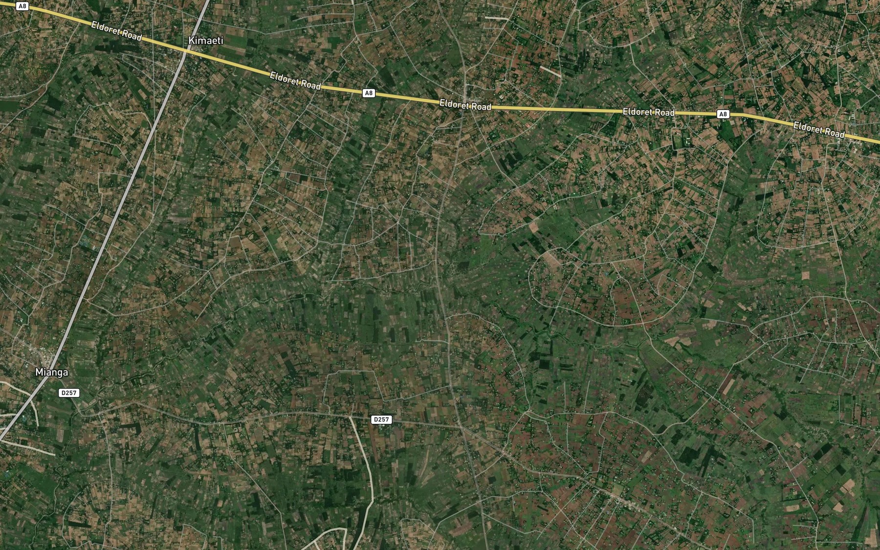 Satellite map of the Nimwanga